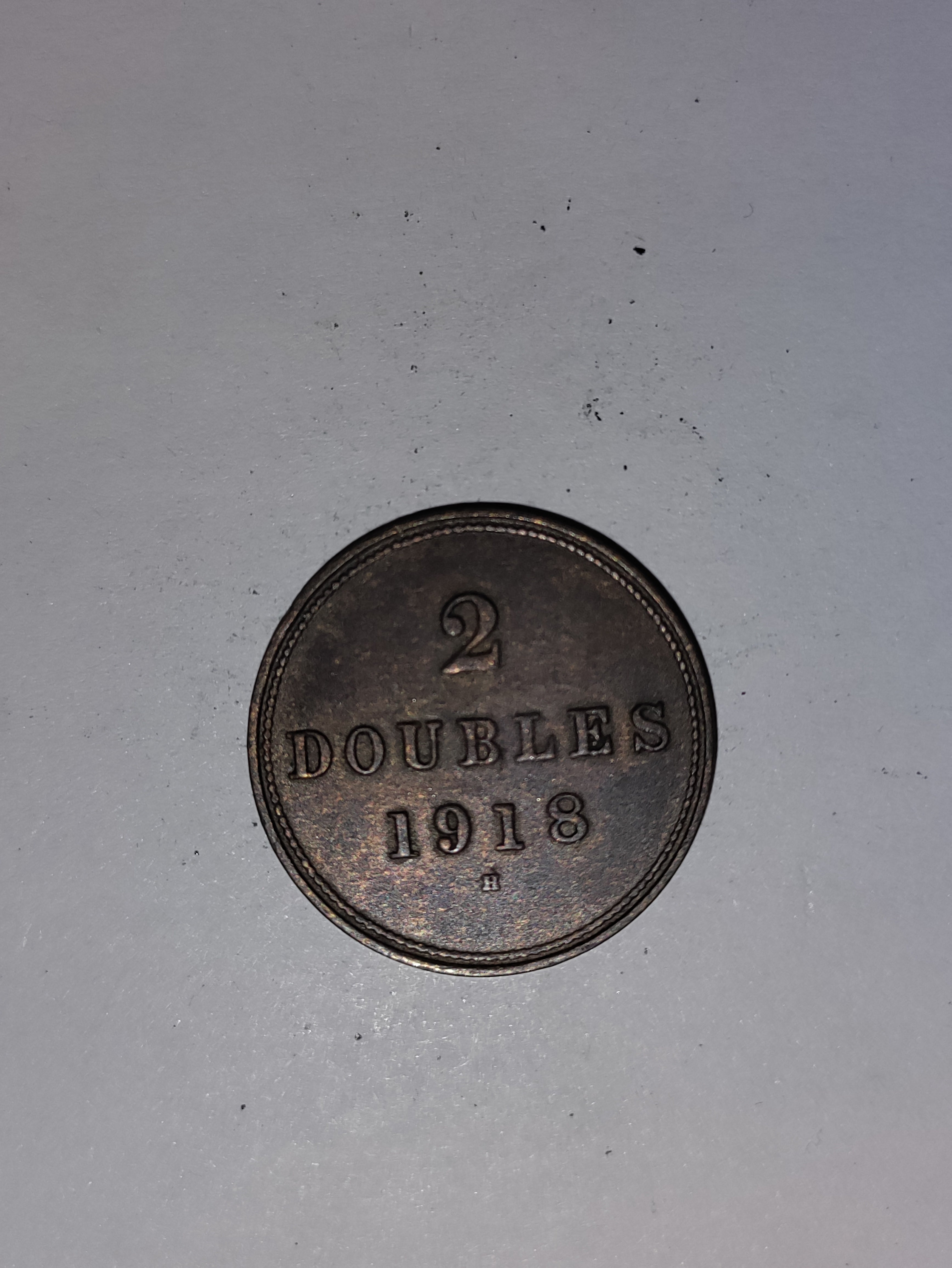 2 Doubles Guernsey 1918