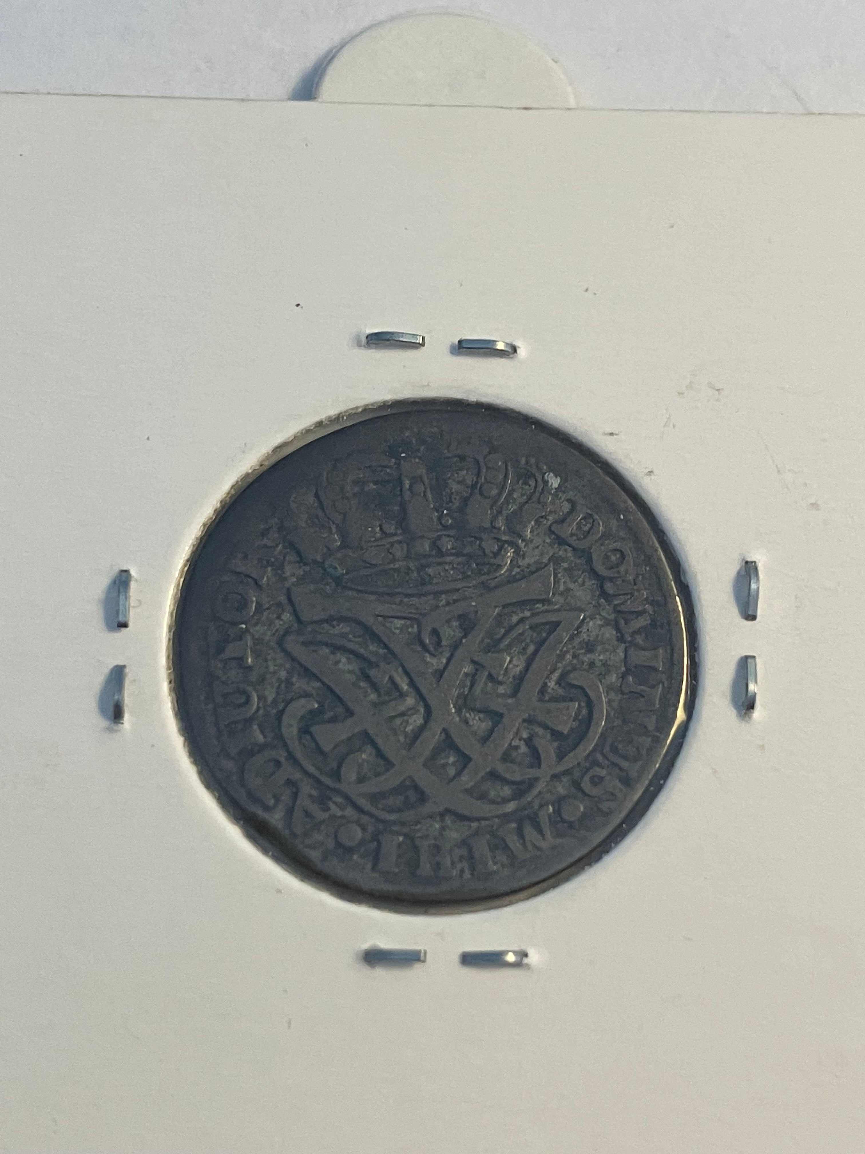 4 skilling 1728 Denmark