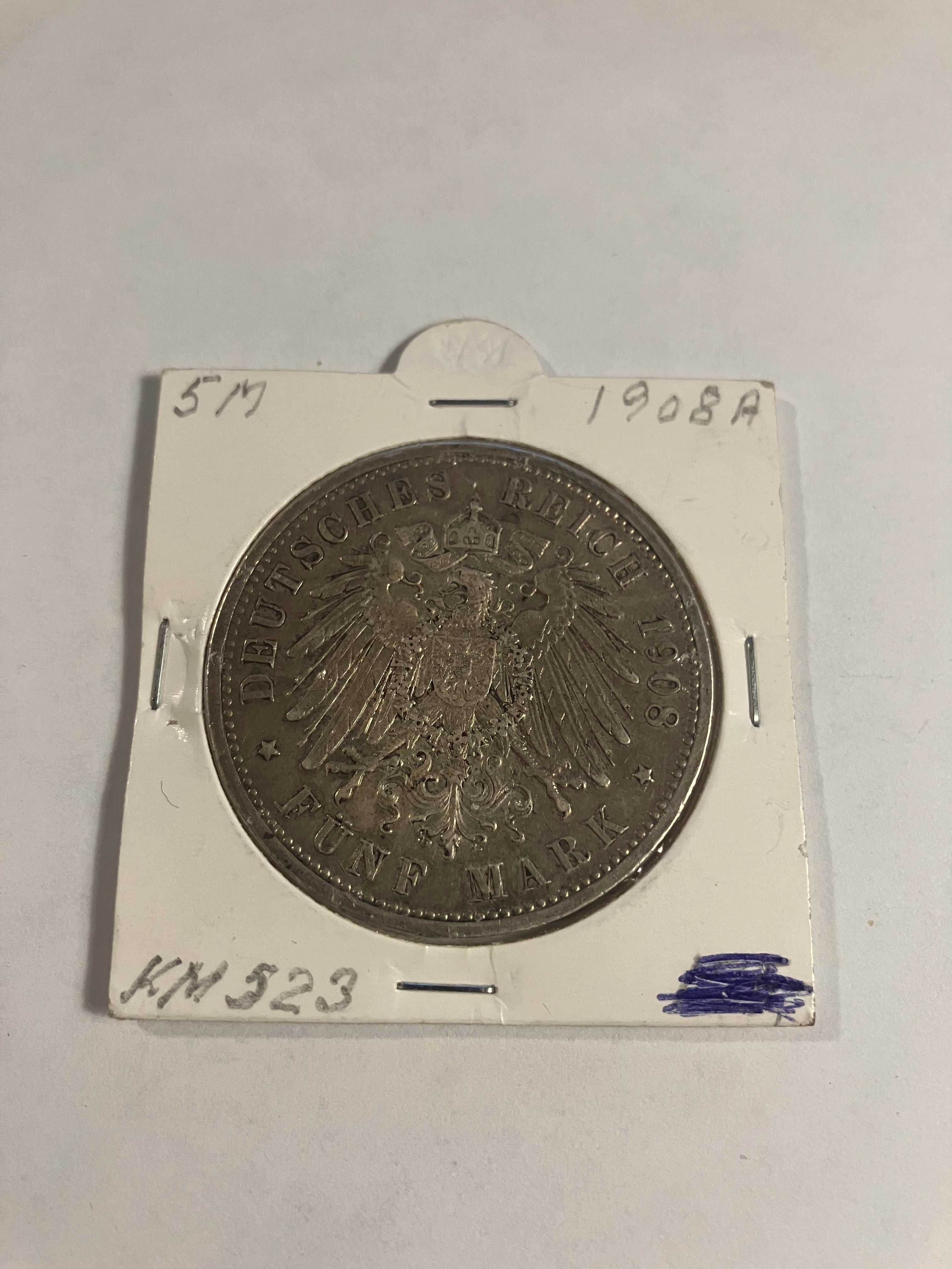 5 Mark 1908A Germany
