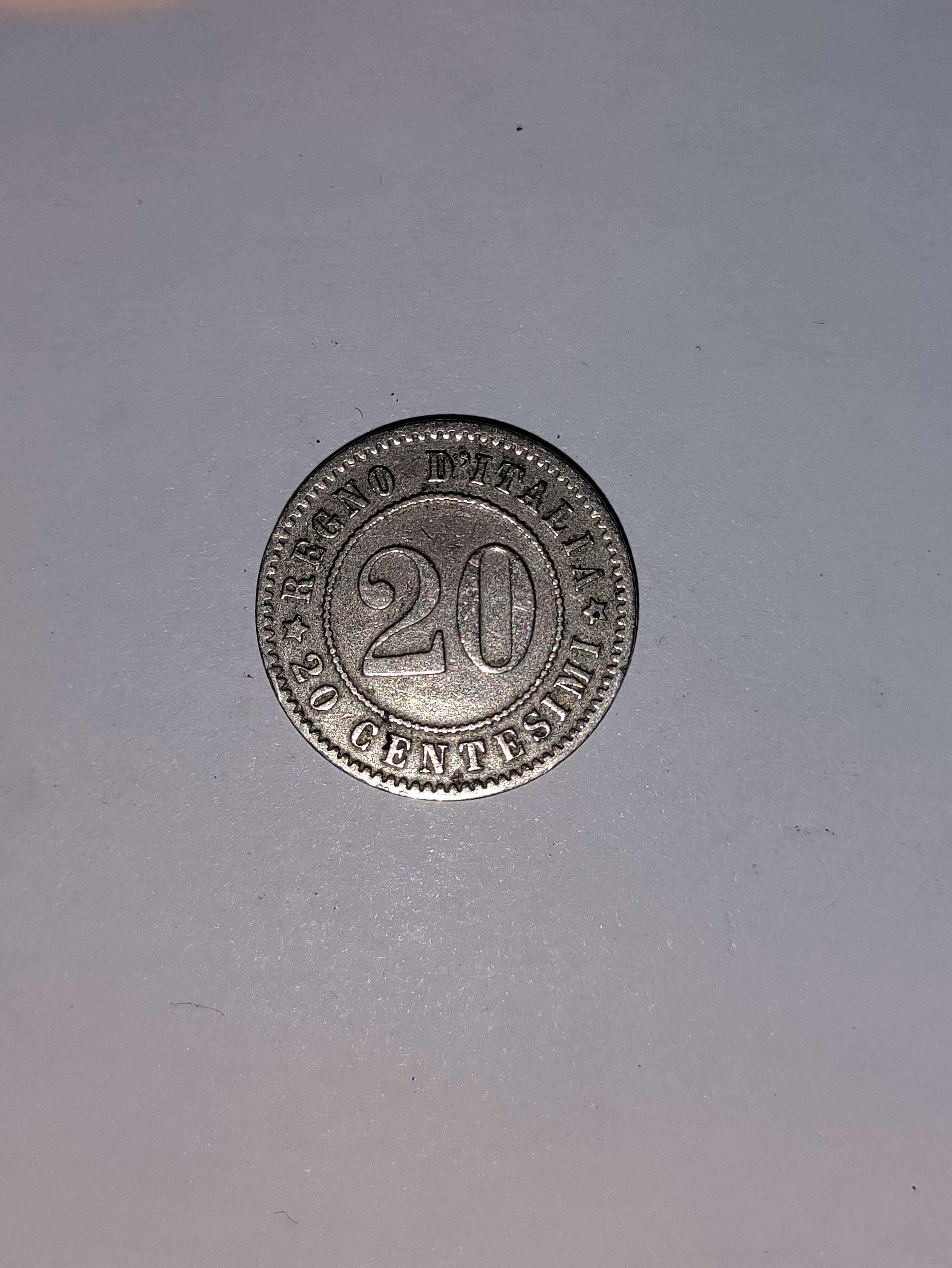 20 Centesimi Italy 1894