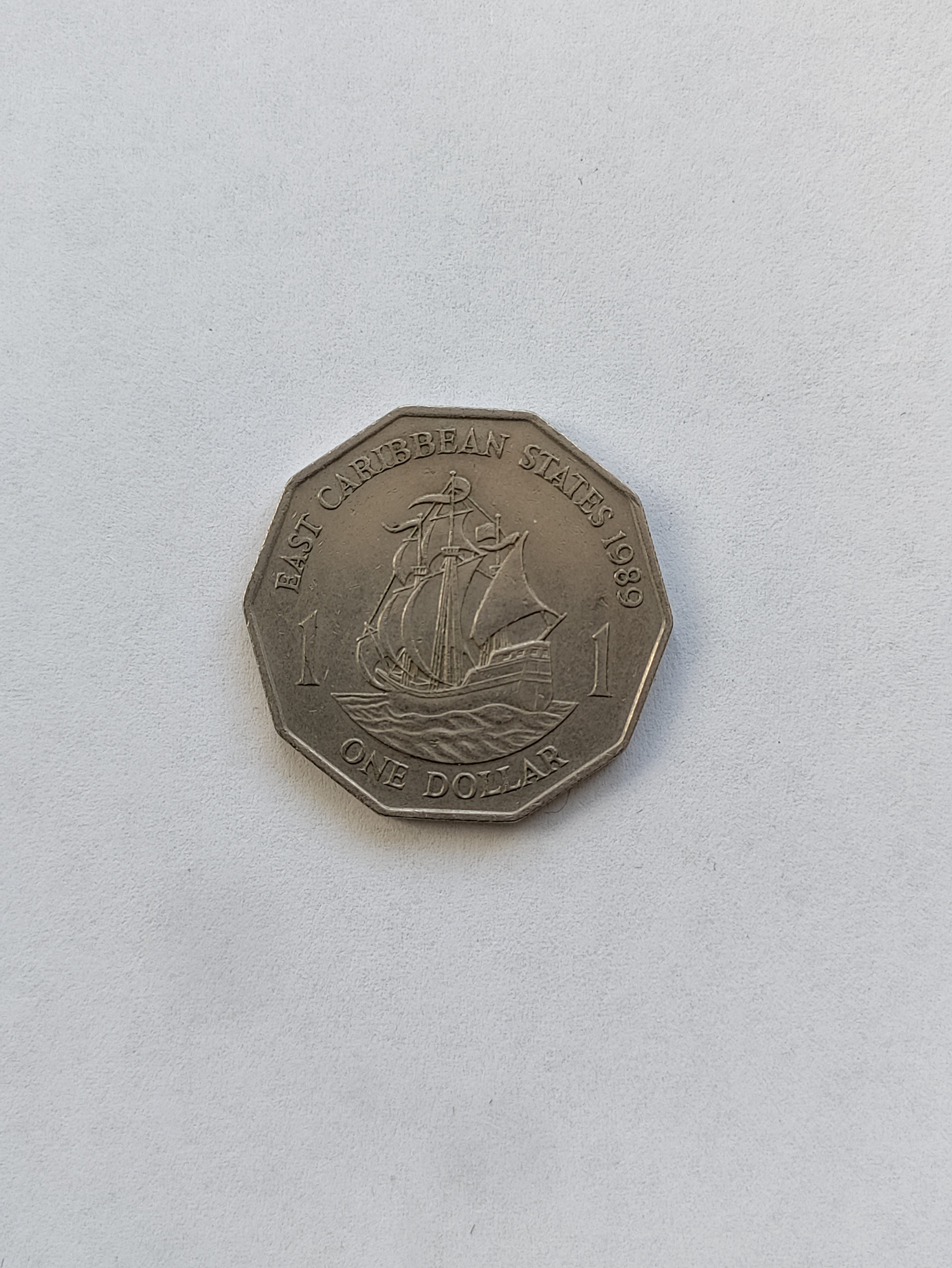 One Dollar East Caribbean States 1989