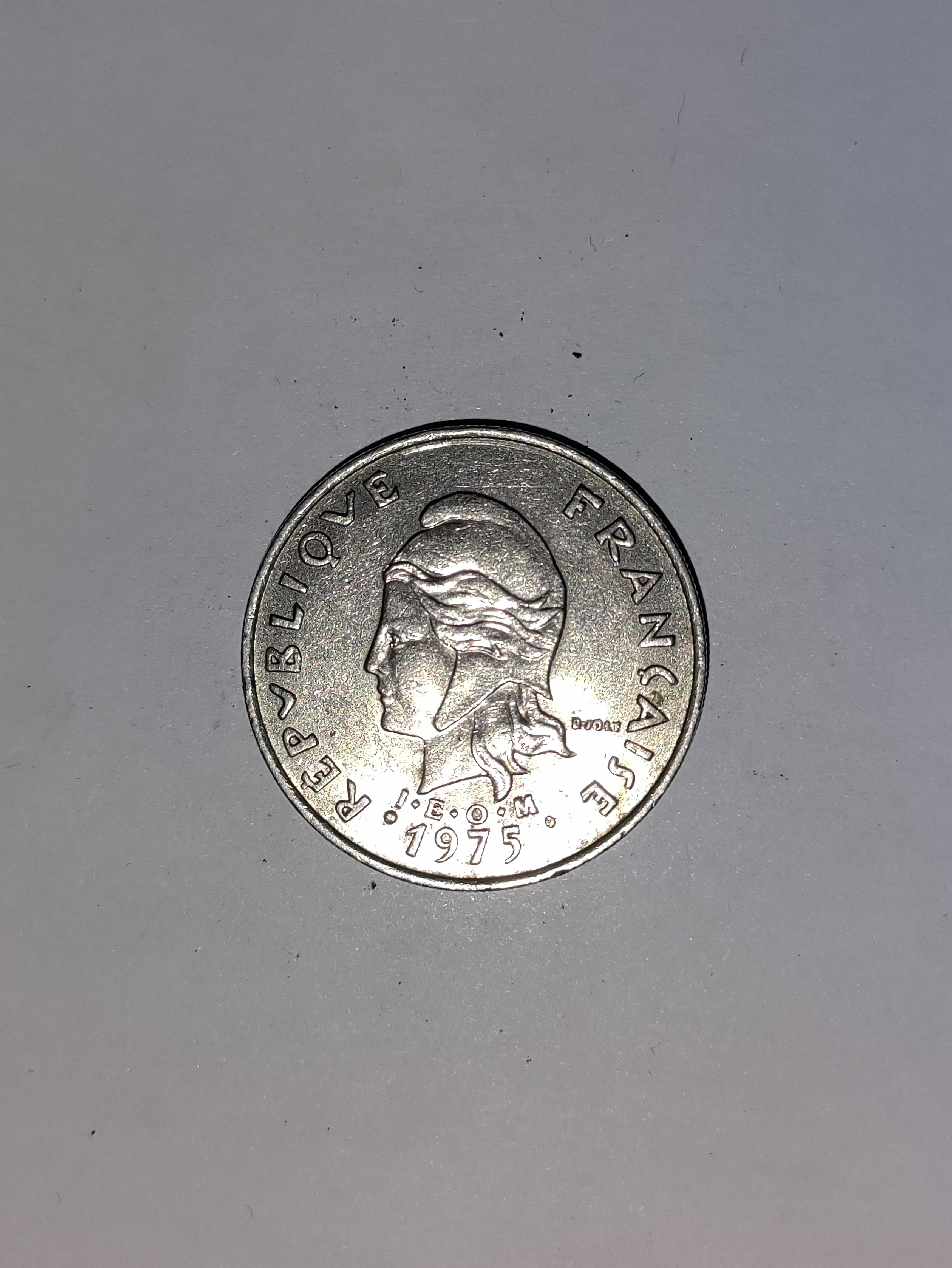 20 Francs French Polynesia 1975