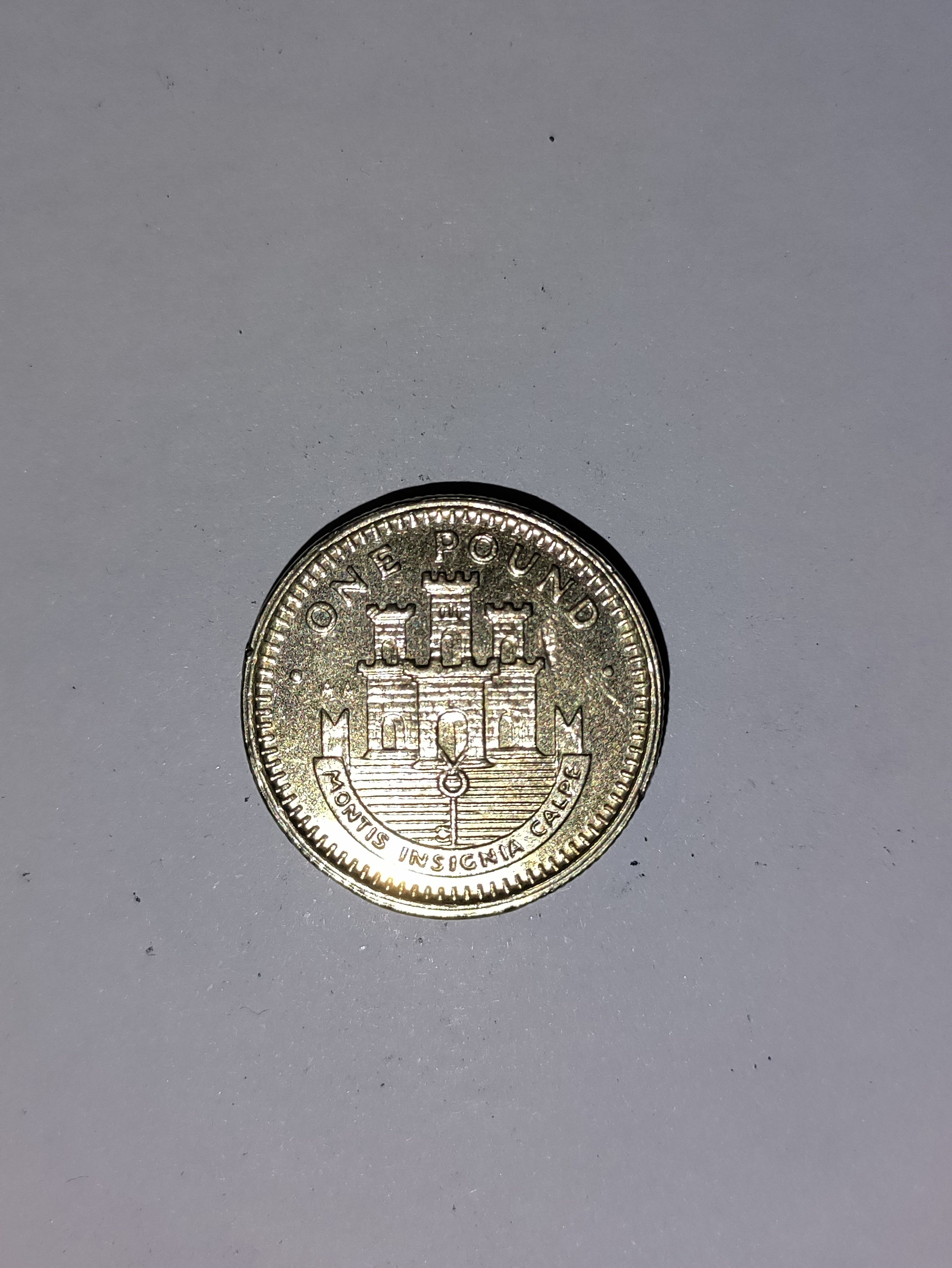 One Pound Gibraltar 1991