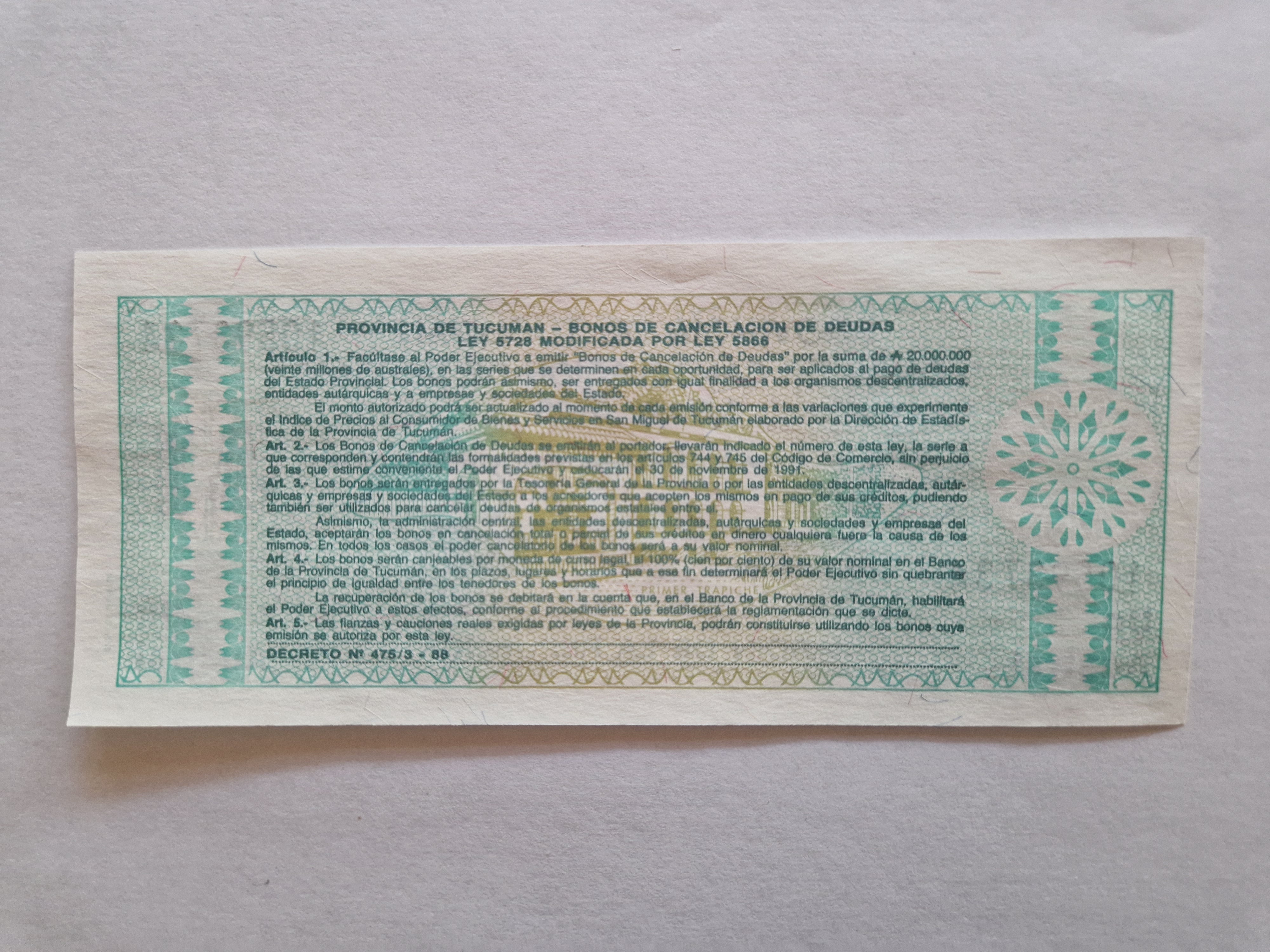 Un Austral - Tucuman - Argentina