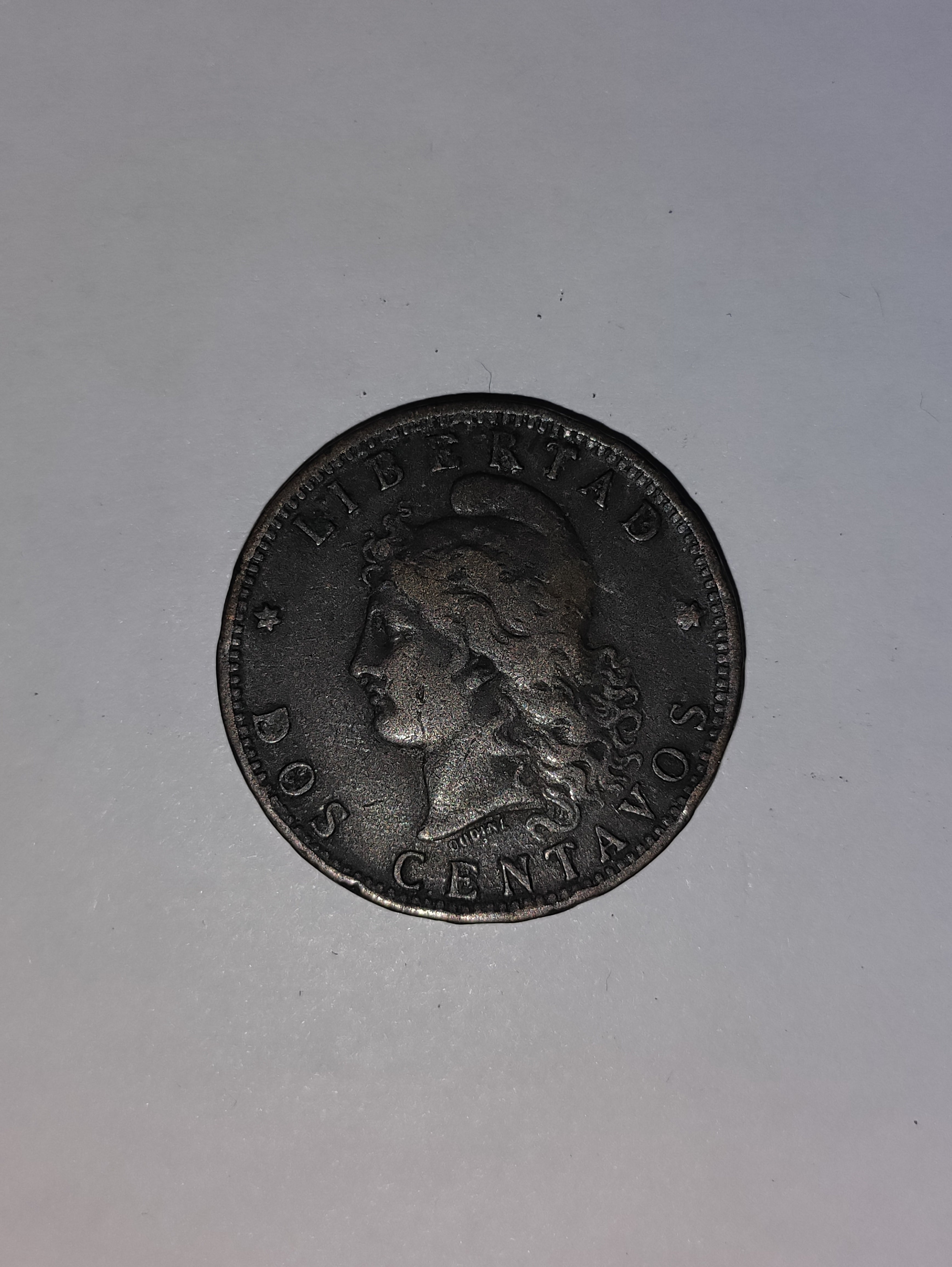 2 Centavos Argentina 1890