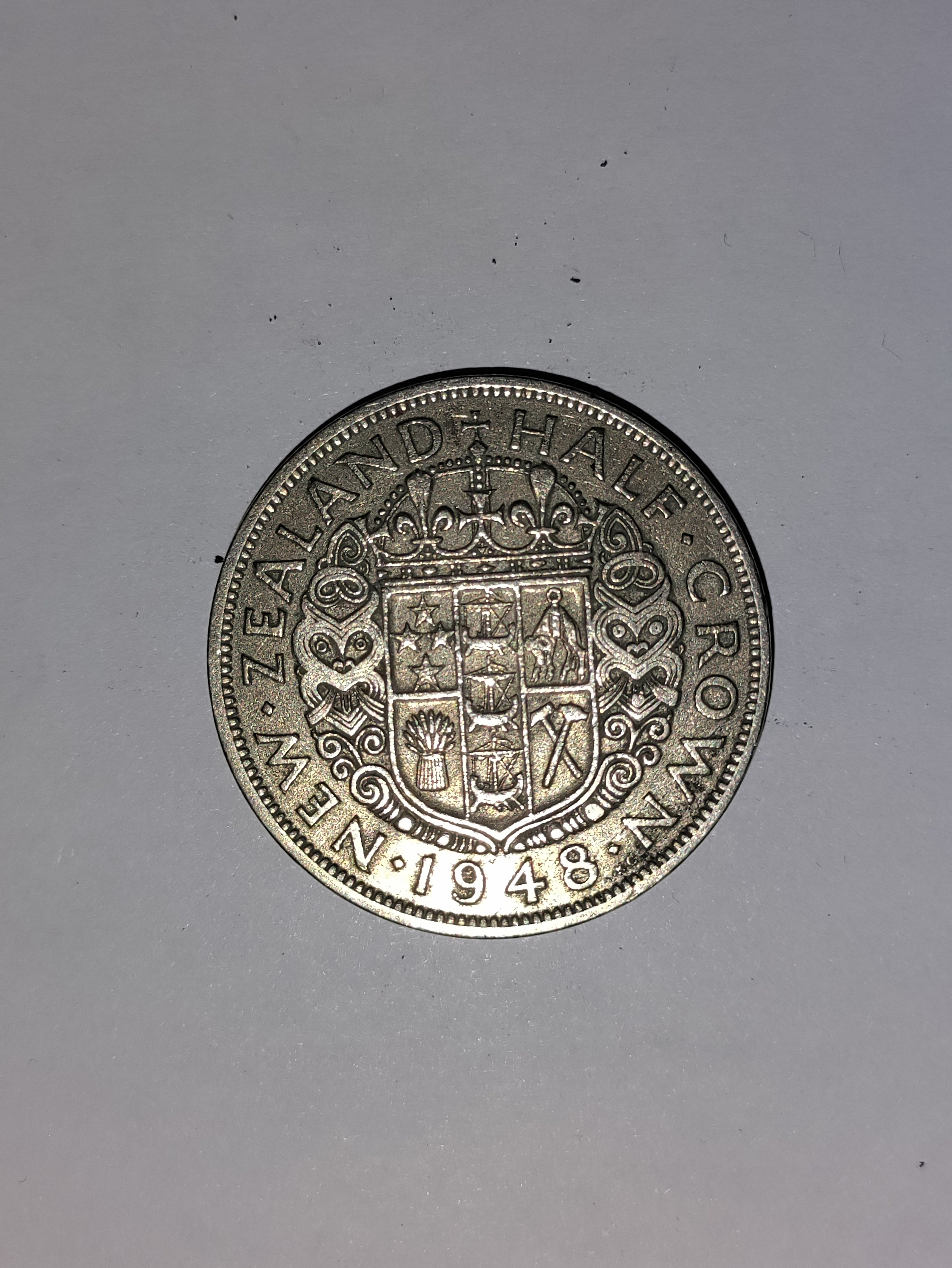 Half Crown New Zealand 1948