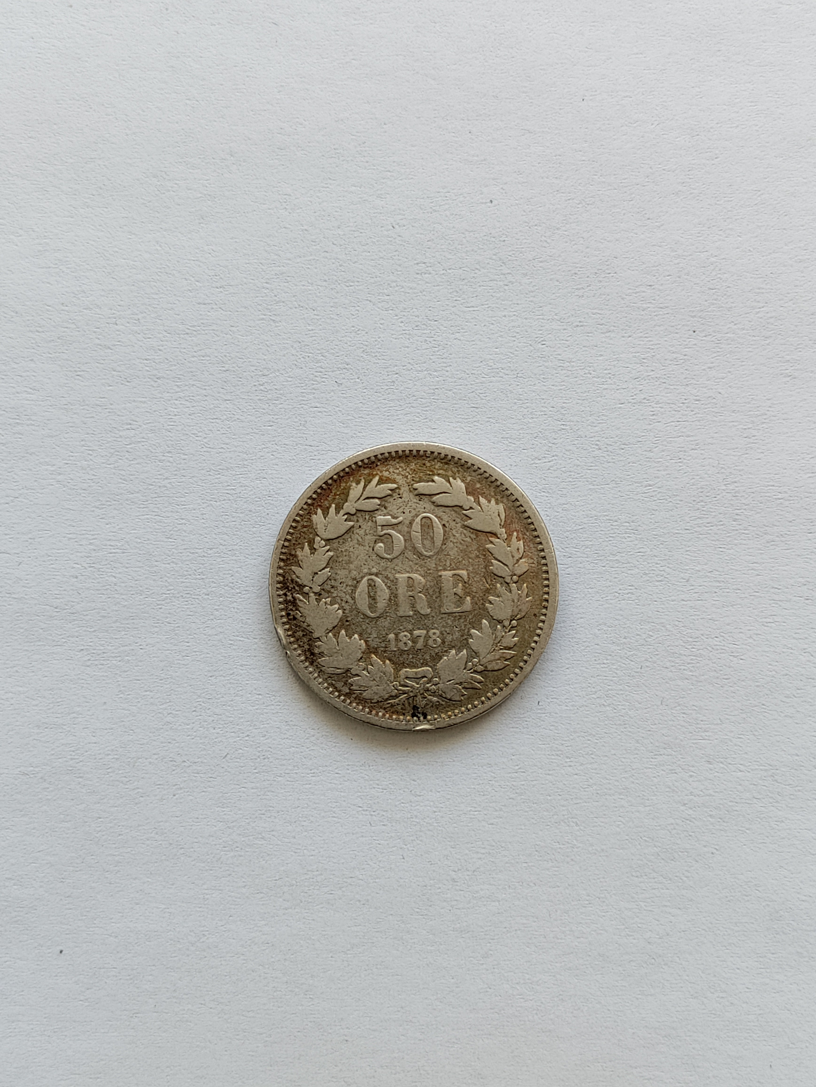 50 Øre 1878 Sweden
