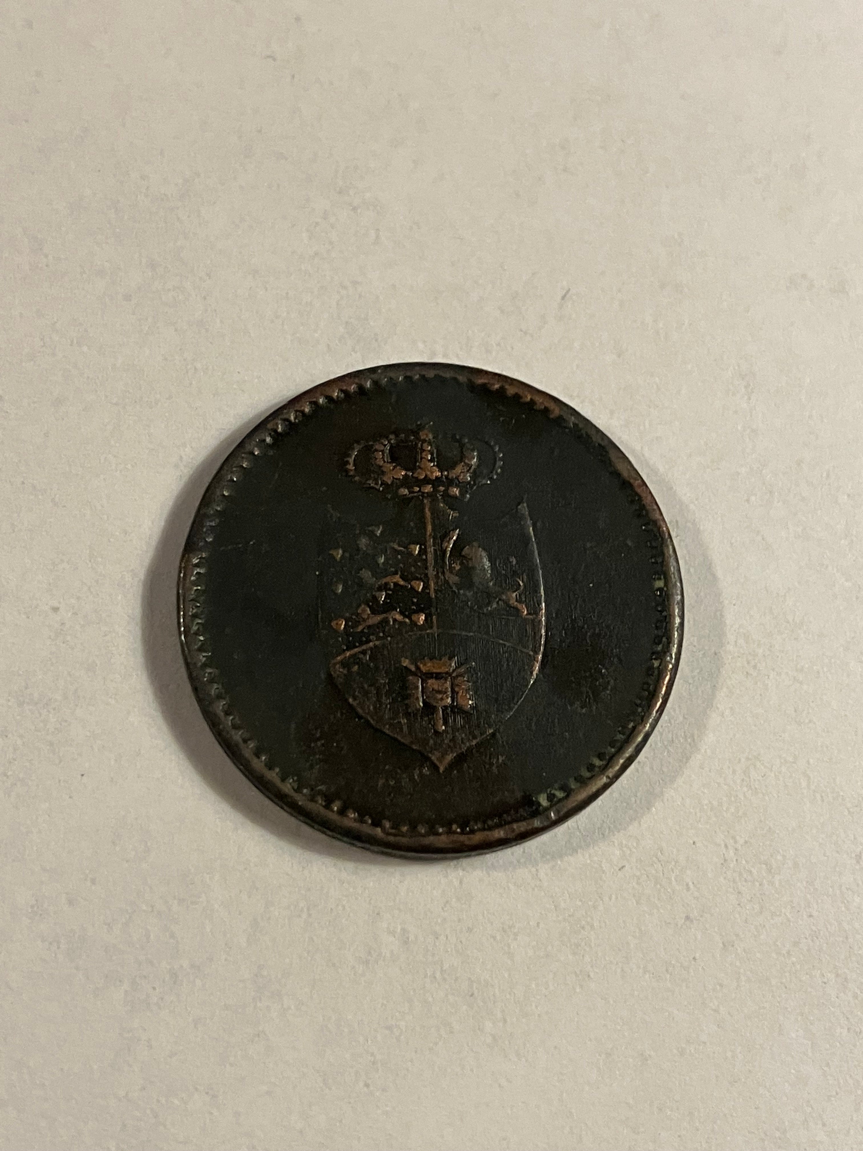 6 skilling 1813 Denmark