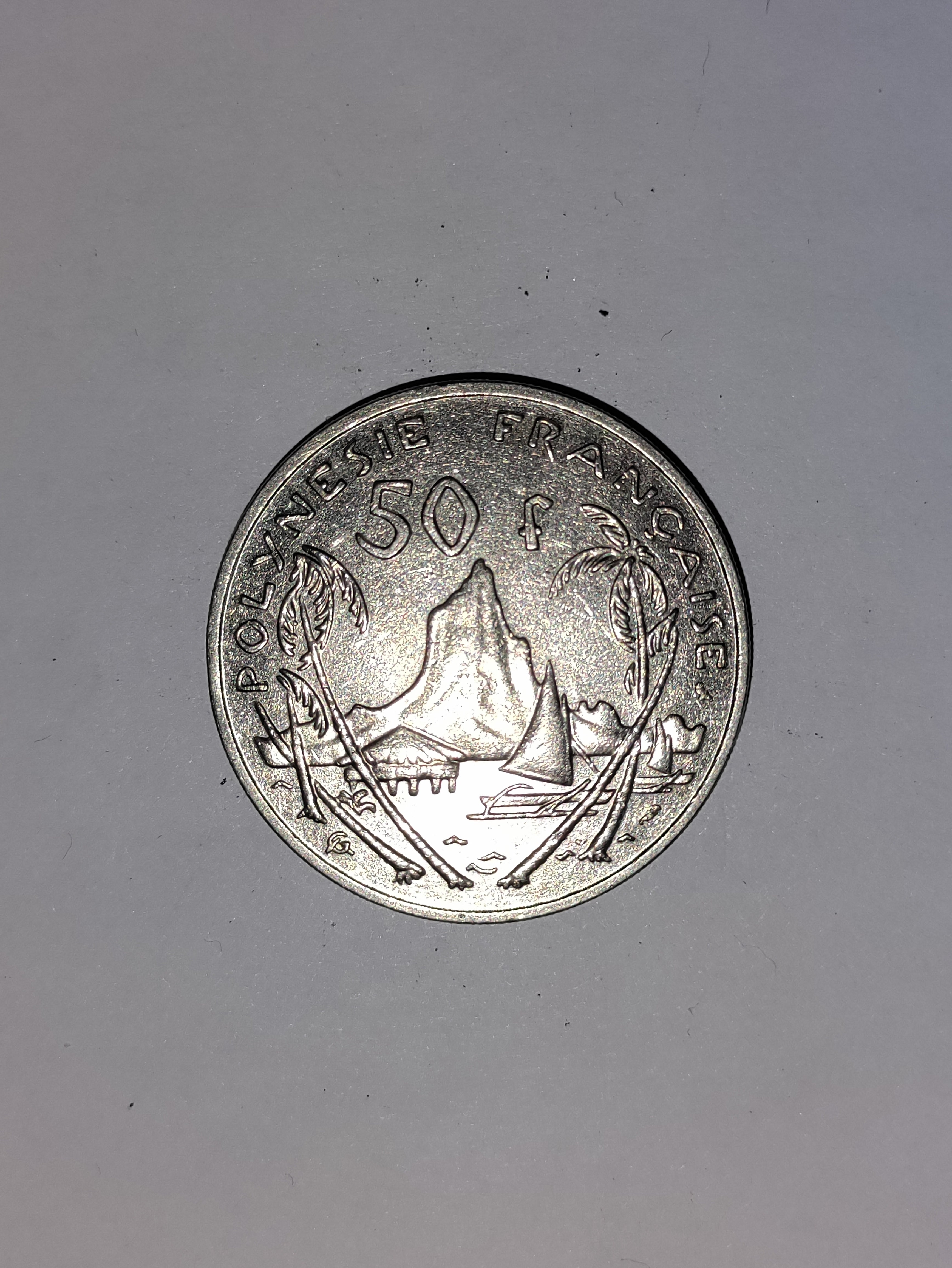 50 Francs French Polynesia 1967