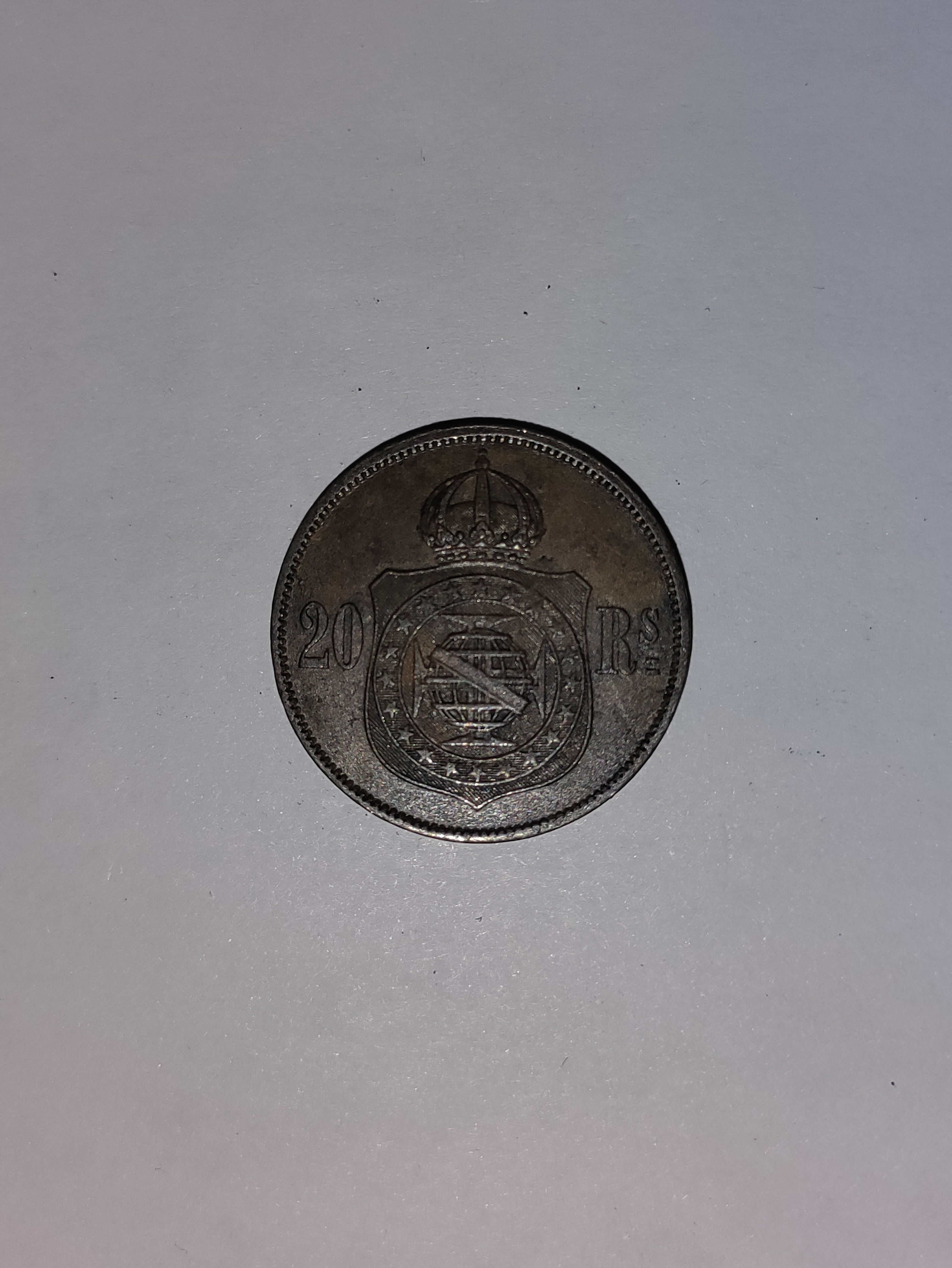 20 Reis 1868 Brazil
