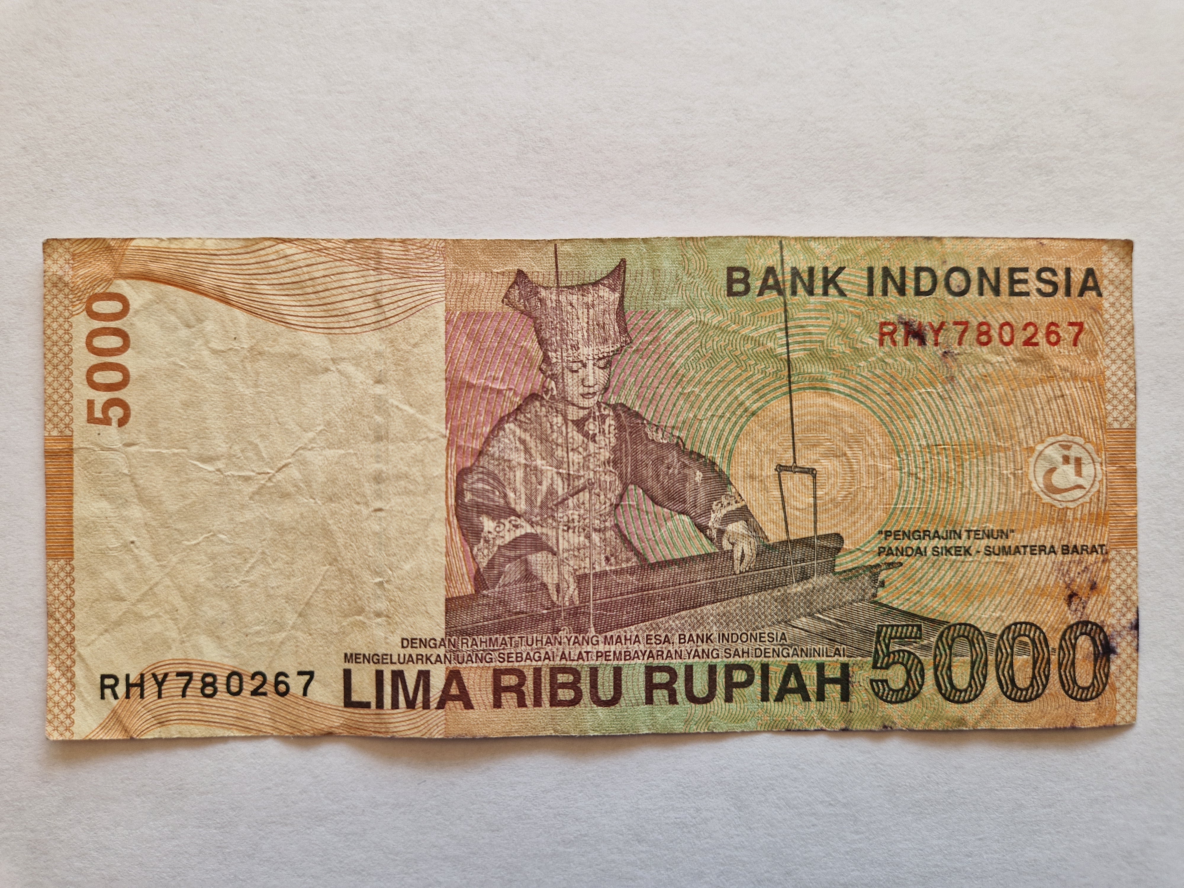 5000 Rupiah Indonesia
