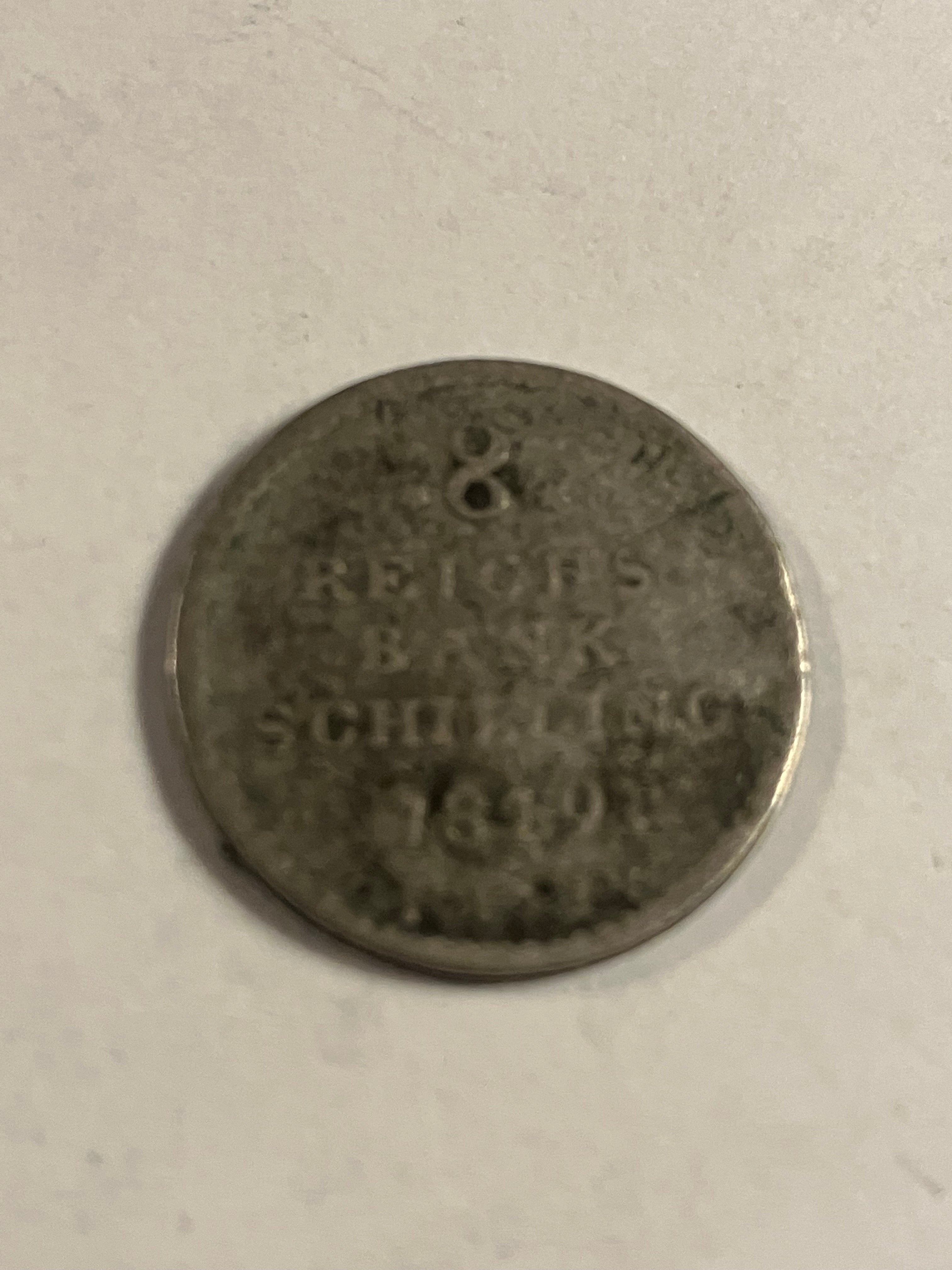 8 Rigsbankskilling 1819 Denmark