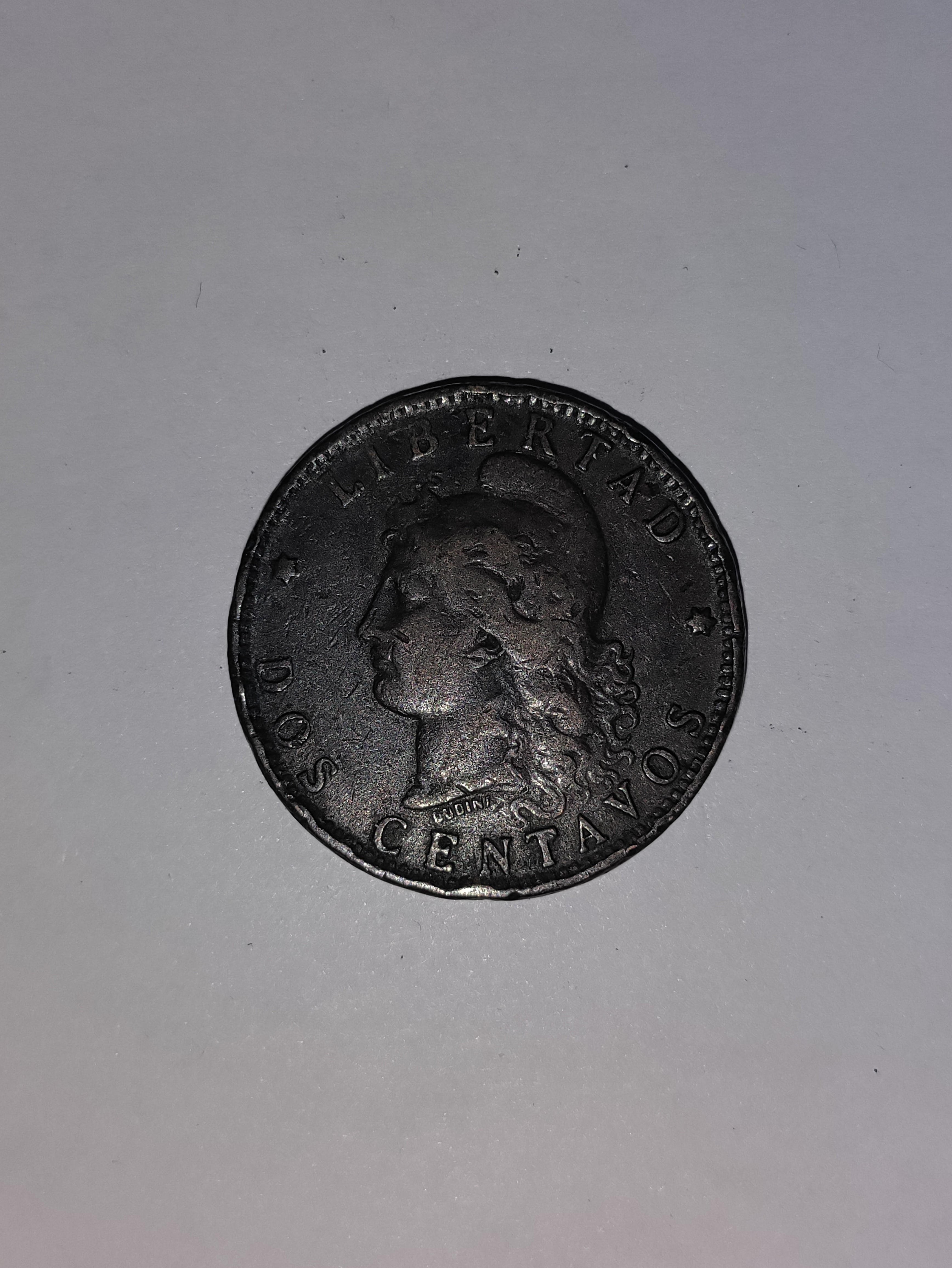 2 Centavos Argentina 1893