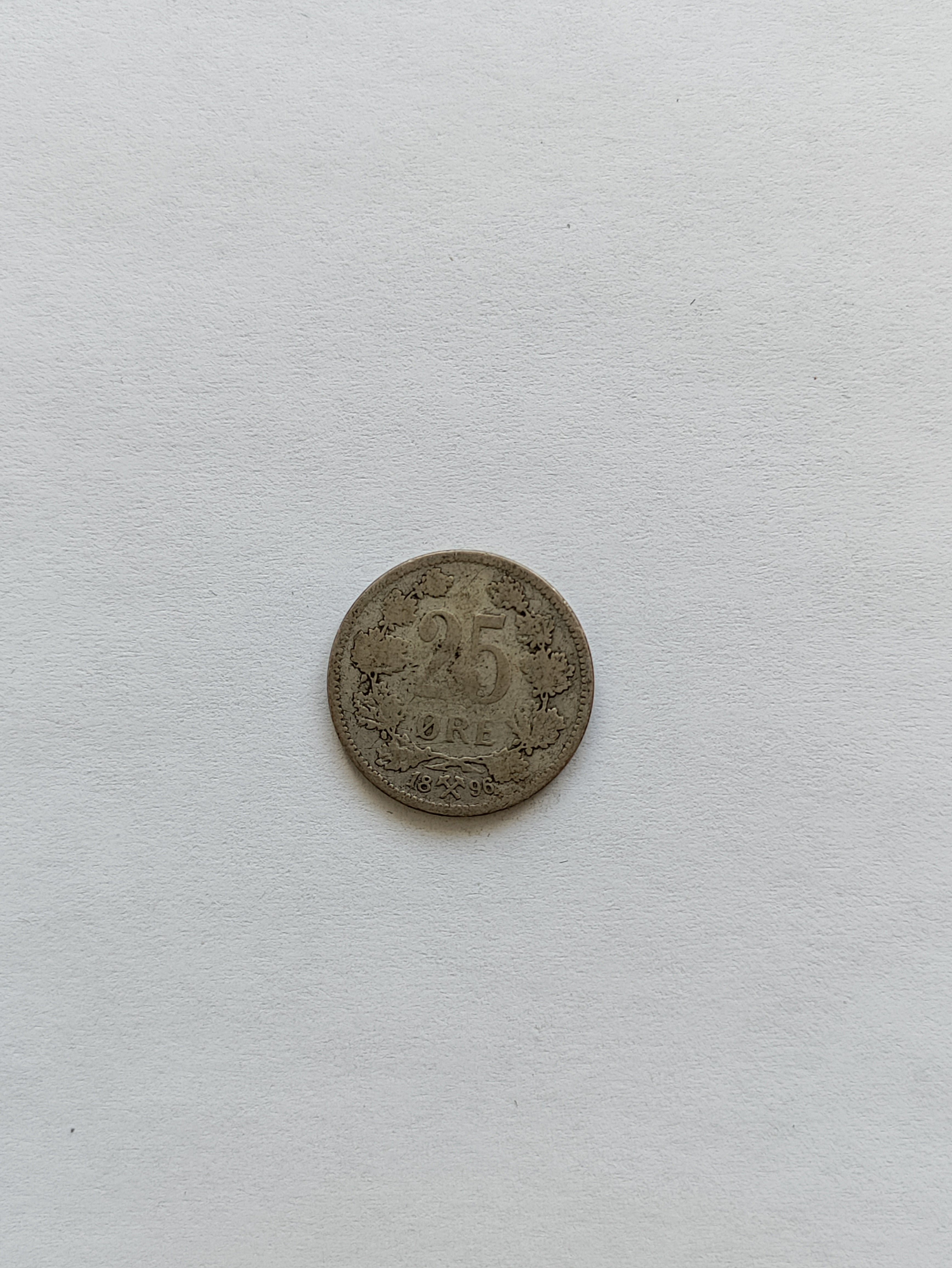 25 Øre 1896 Norge