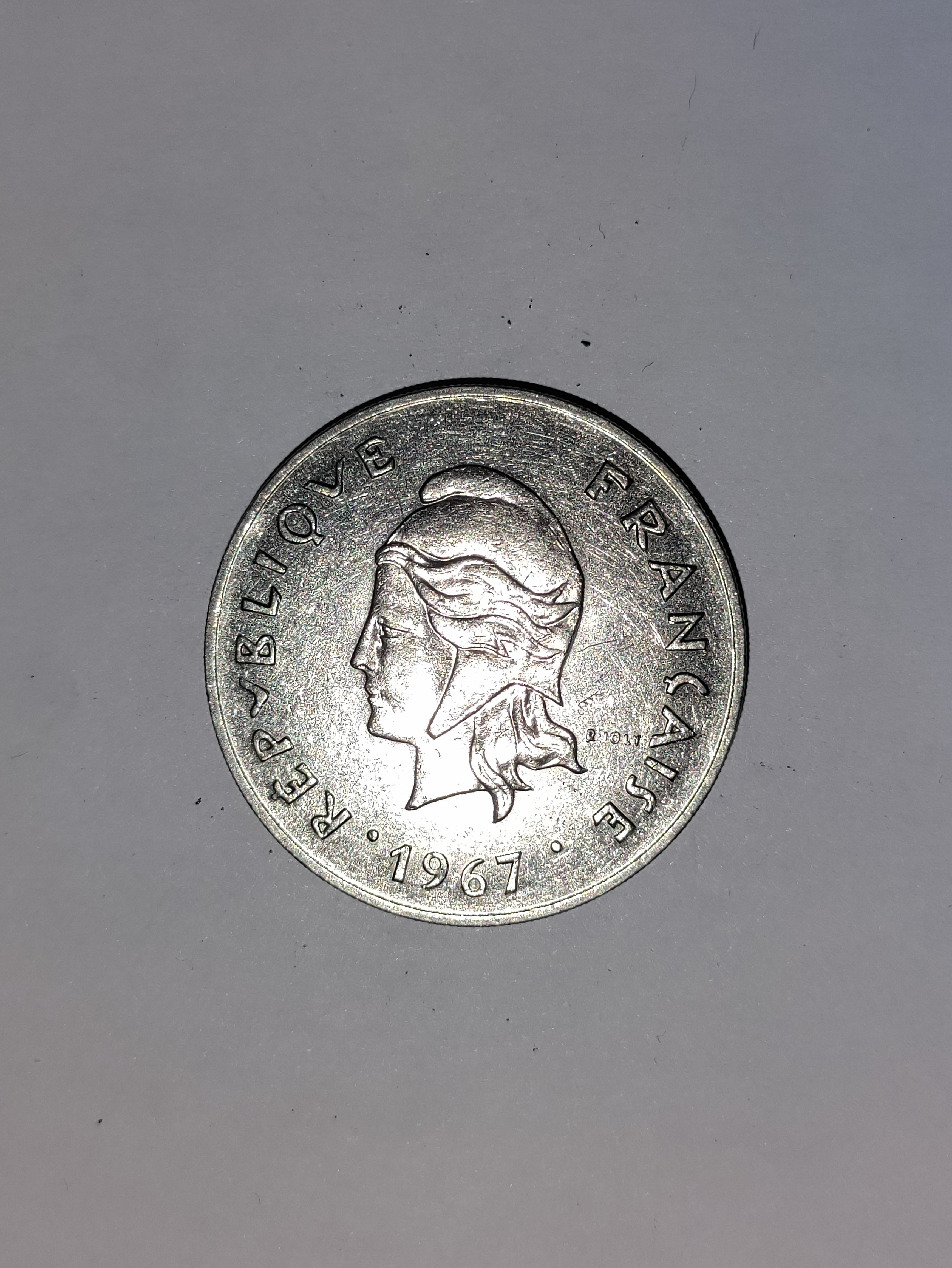 50 Francs French Polynesia 1967