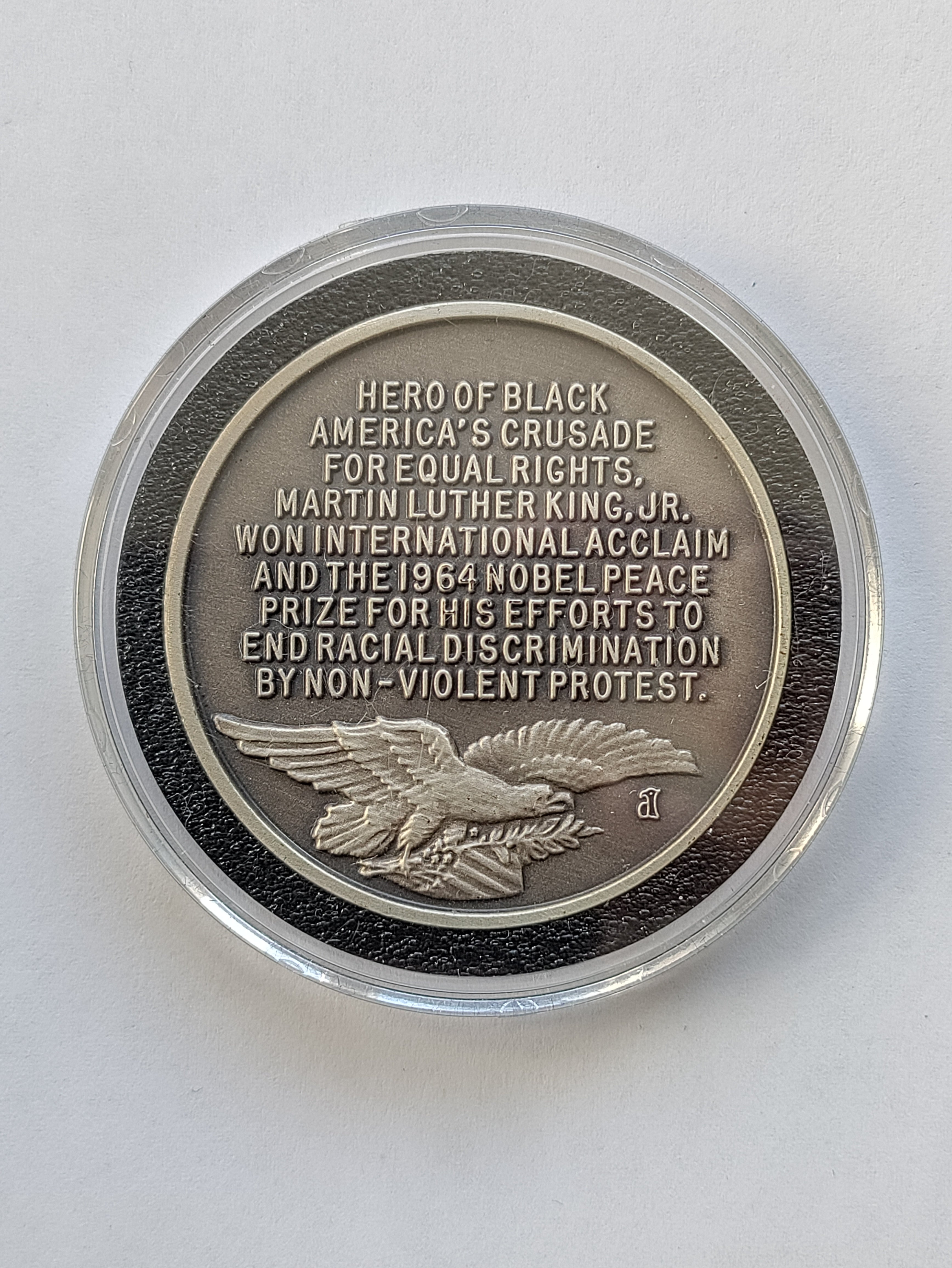 Martin Luther King Silver Medal - 35 gram Sterling Silver