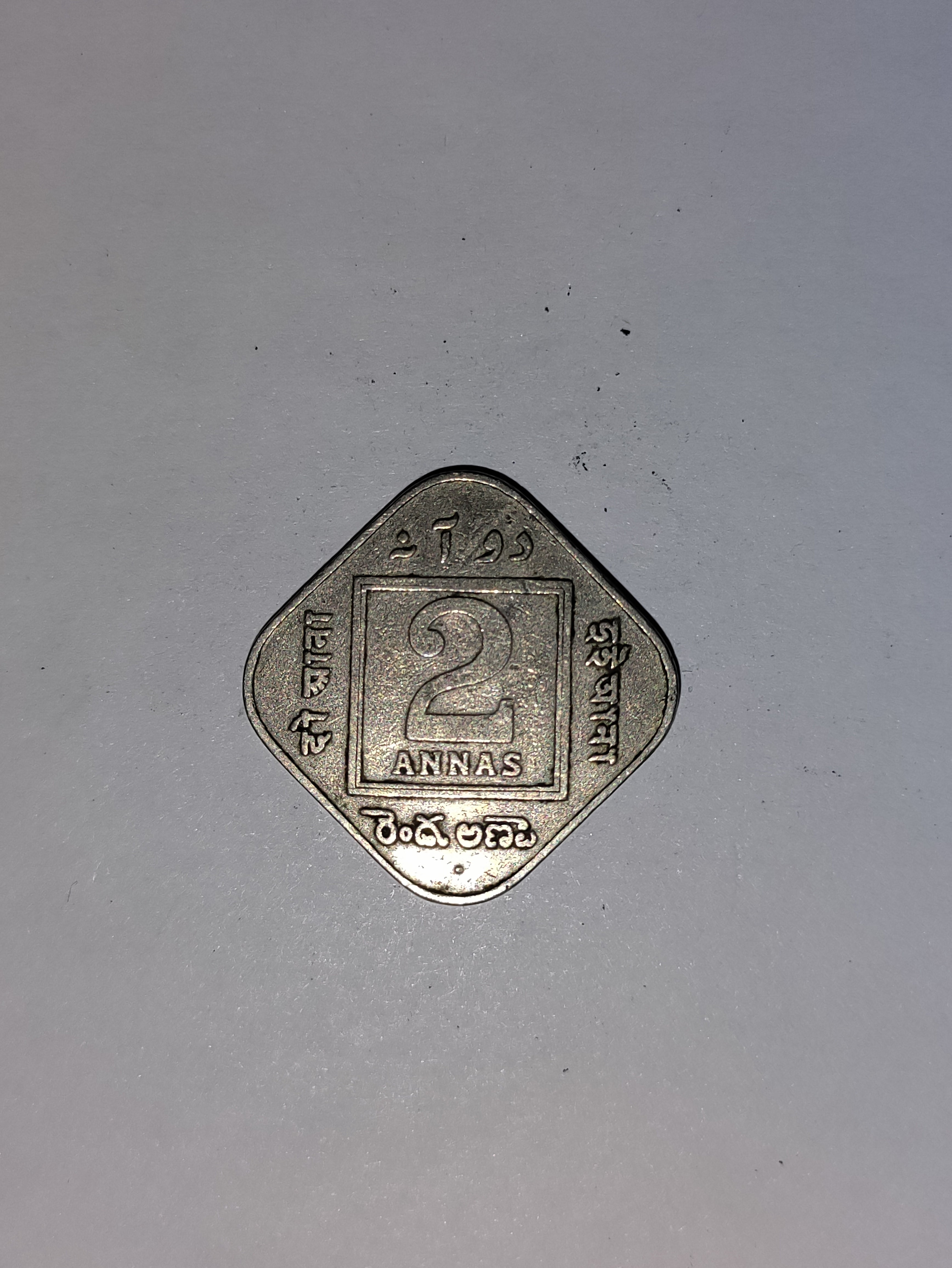 Two Annas India 1928