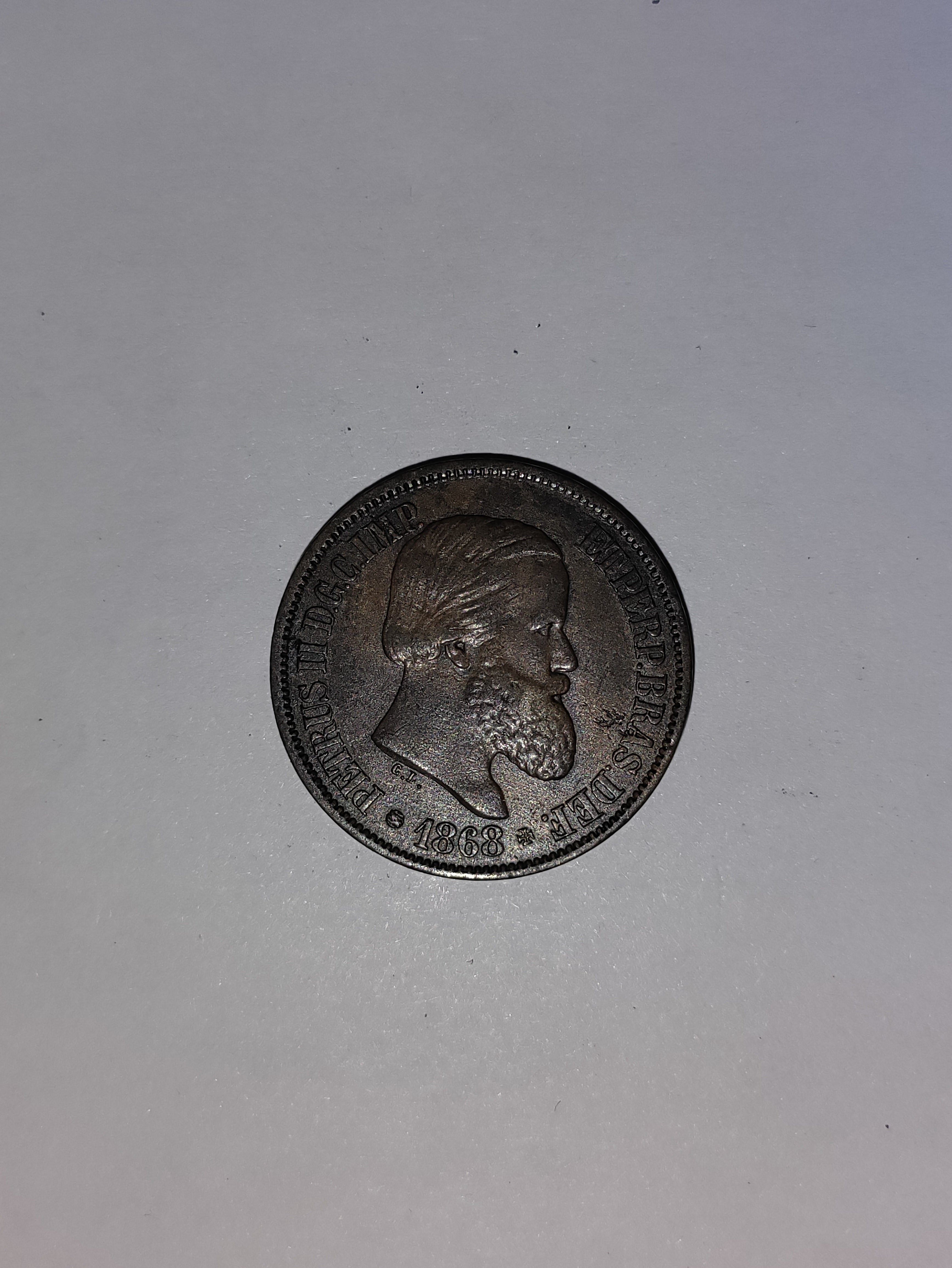 20 Reis 1868 Brazil