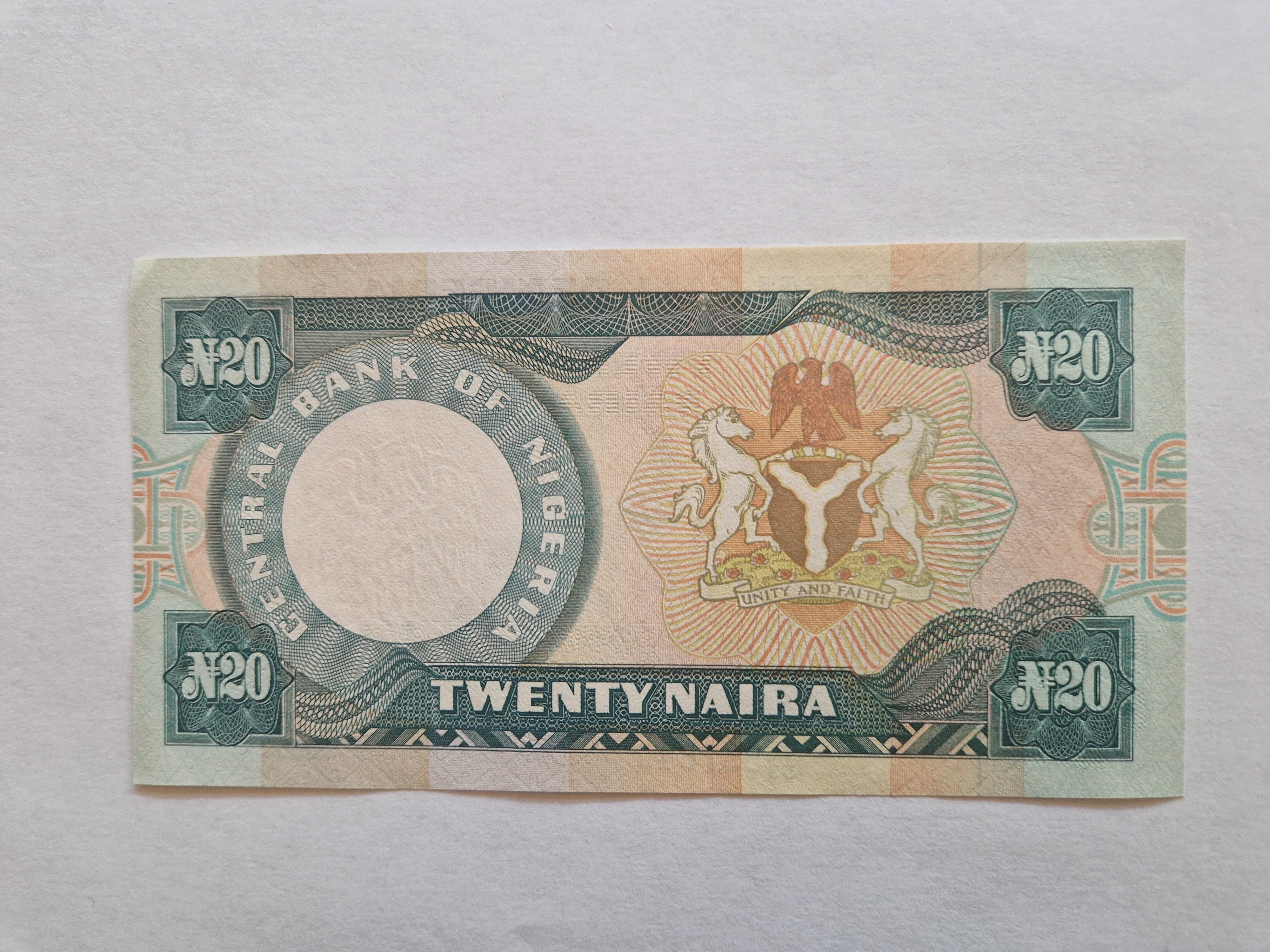 20 Naira Nigeria