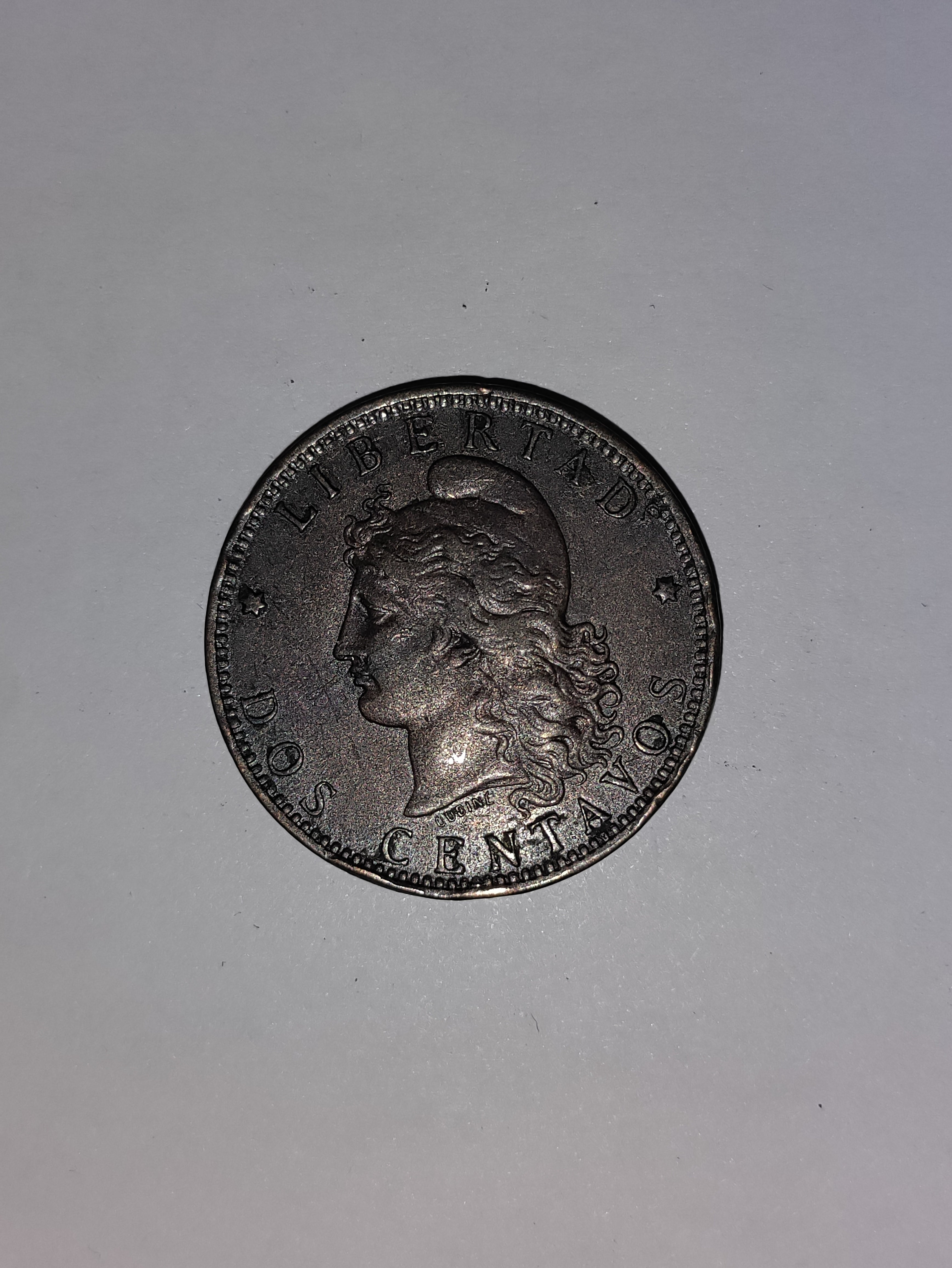 2 Centavos Argentina 1891