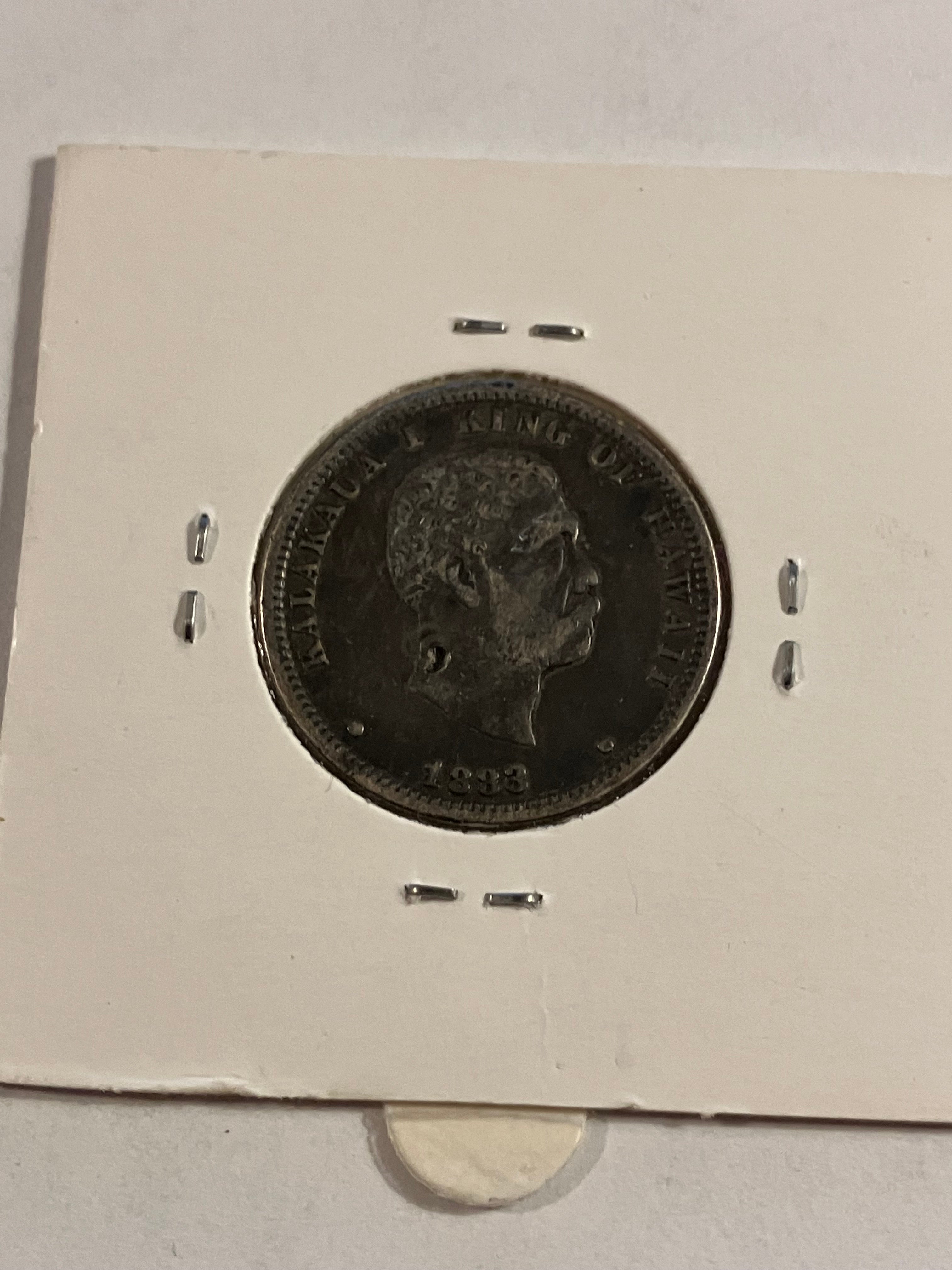 Hawaii 1/4 Dollar 1883