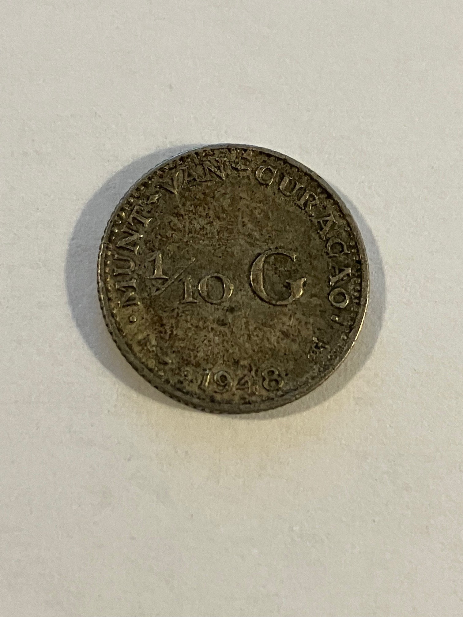 1/10 G Curacao 1948