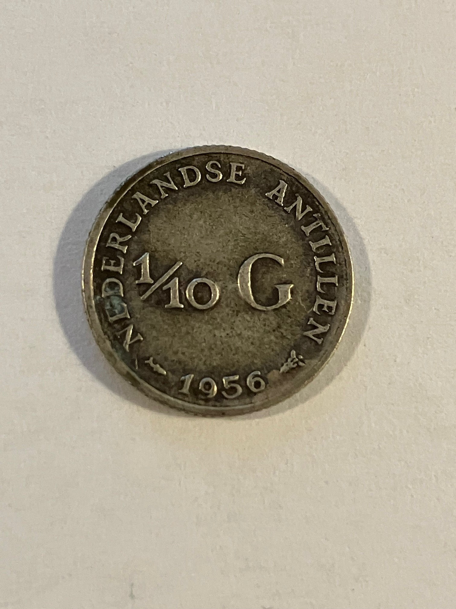 1/10 G Netherlands Antilles 1956