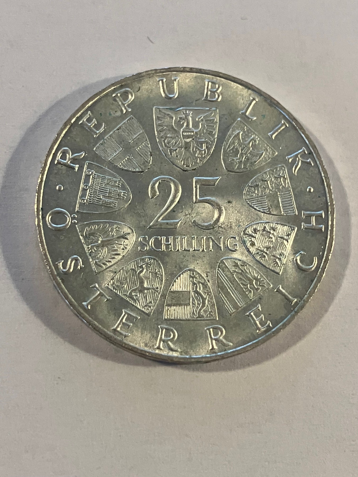 25 Schilling Maria Theresia - Austria 1967