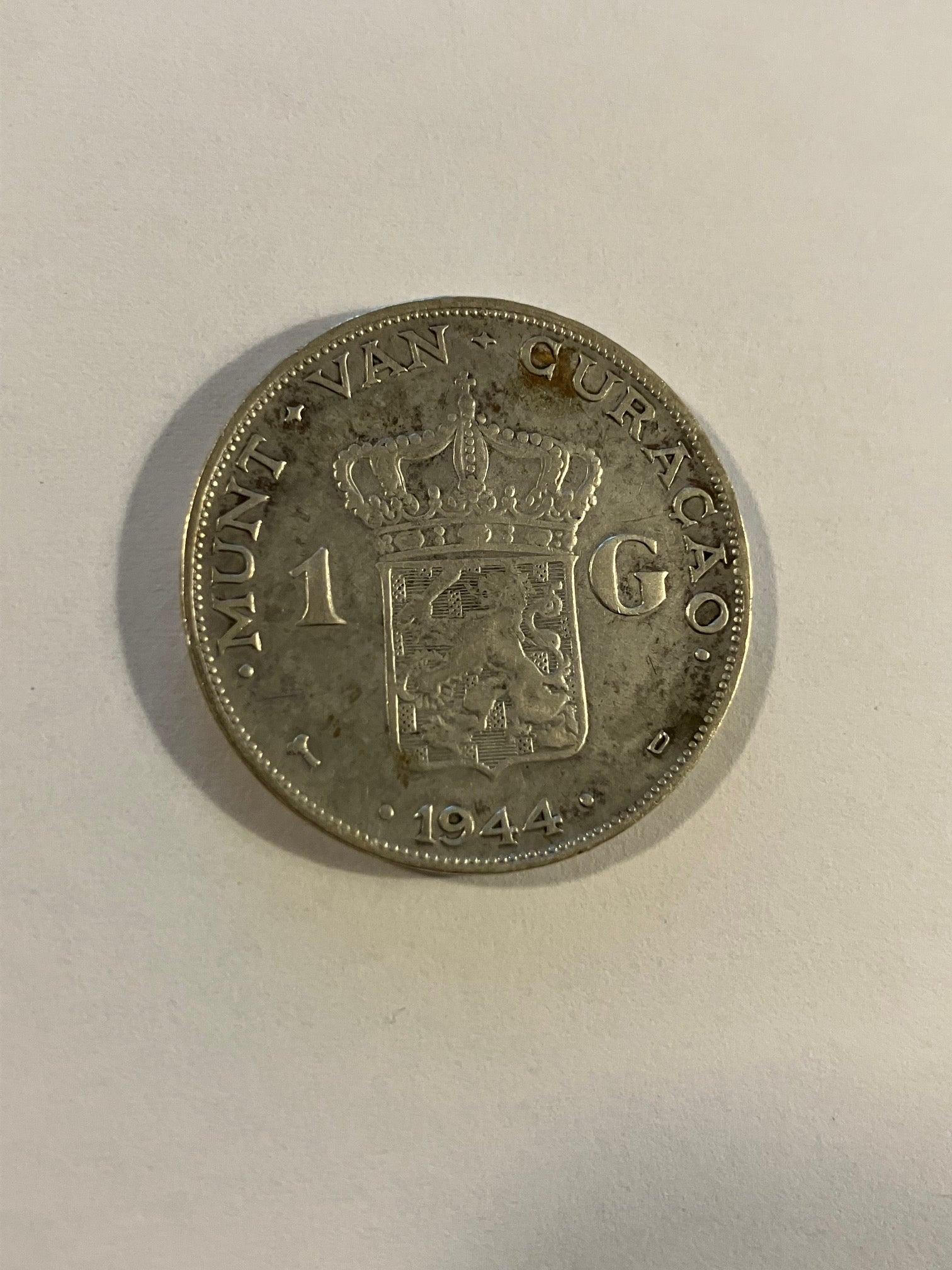 1 Gulden Curacao 1944