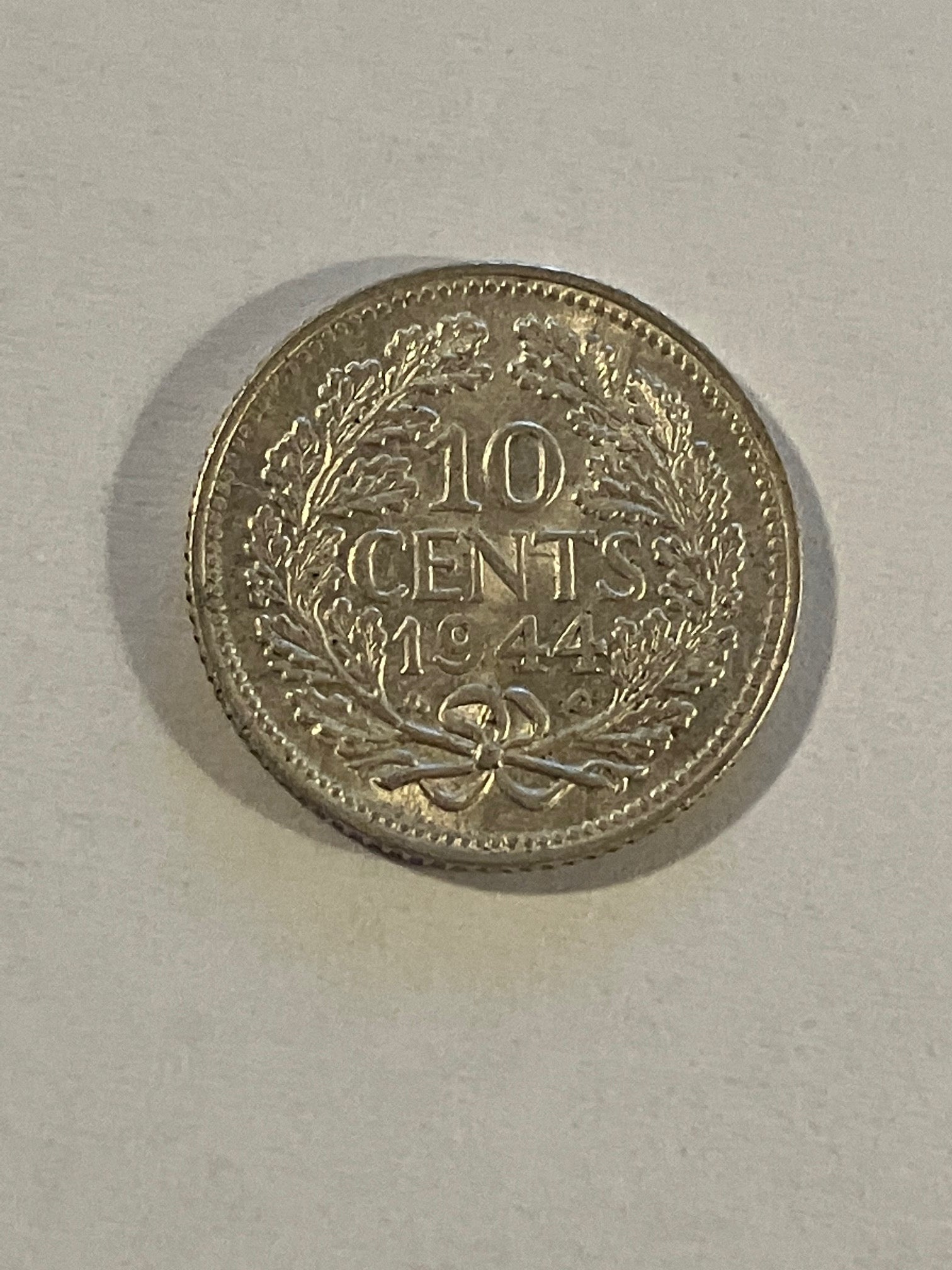10 Cents Netherlands 1944