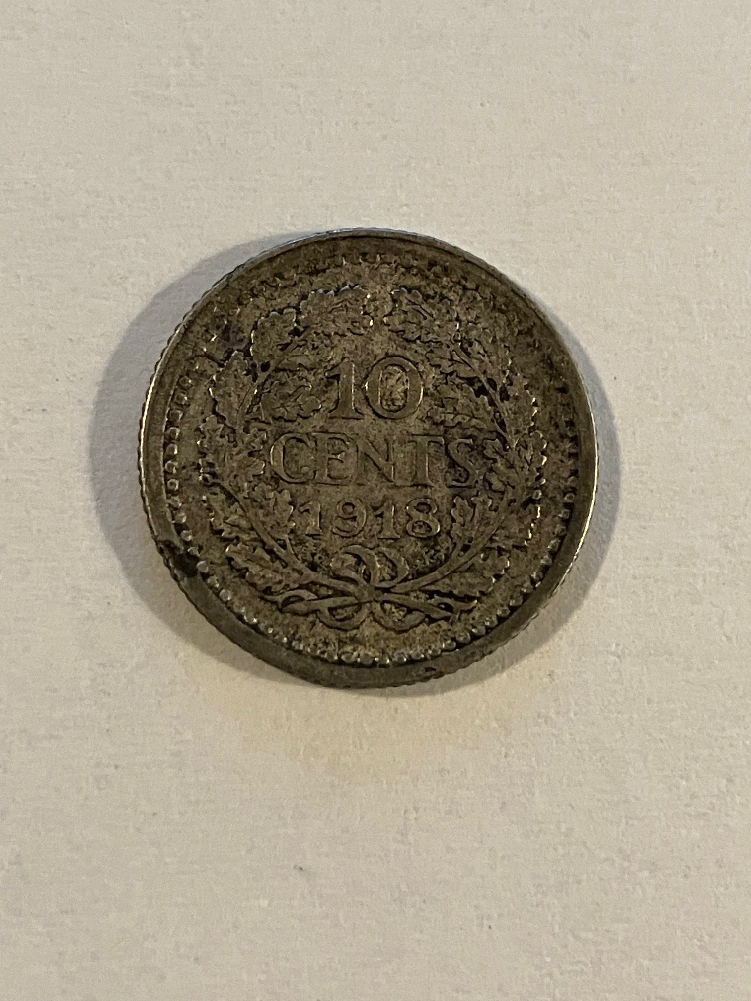 10 Cents Netherlands 1918