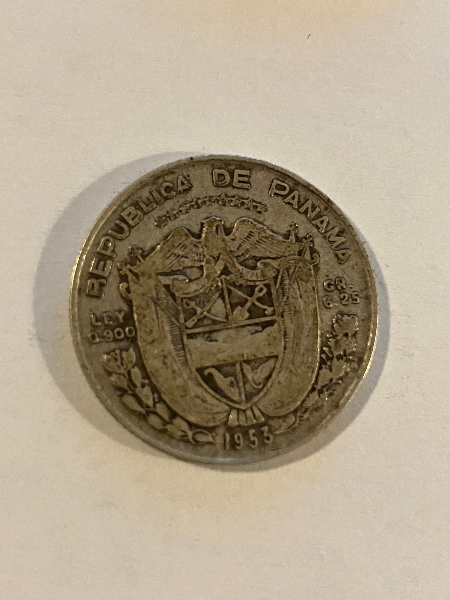 1/4 Balboa Panama 1953