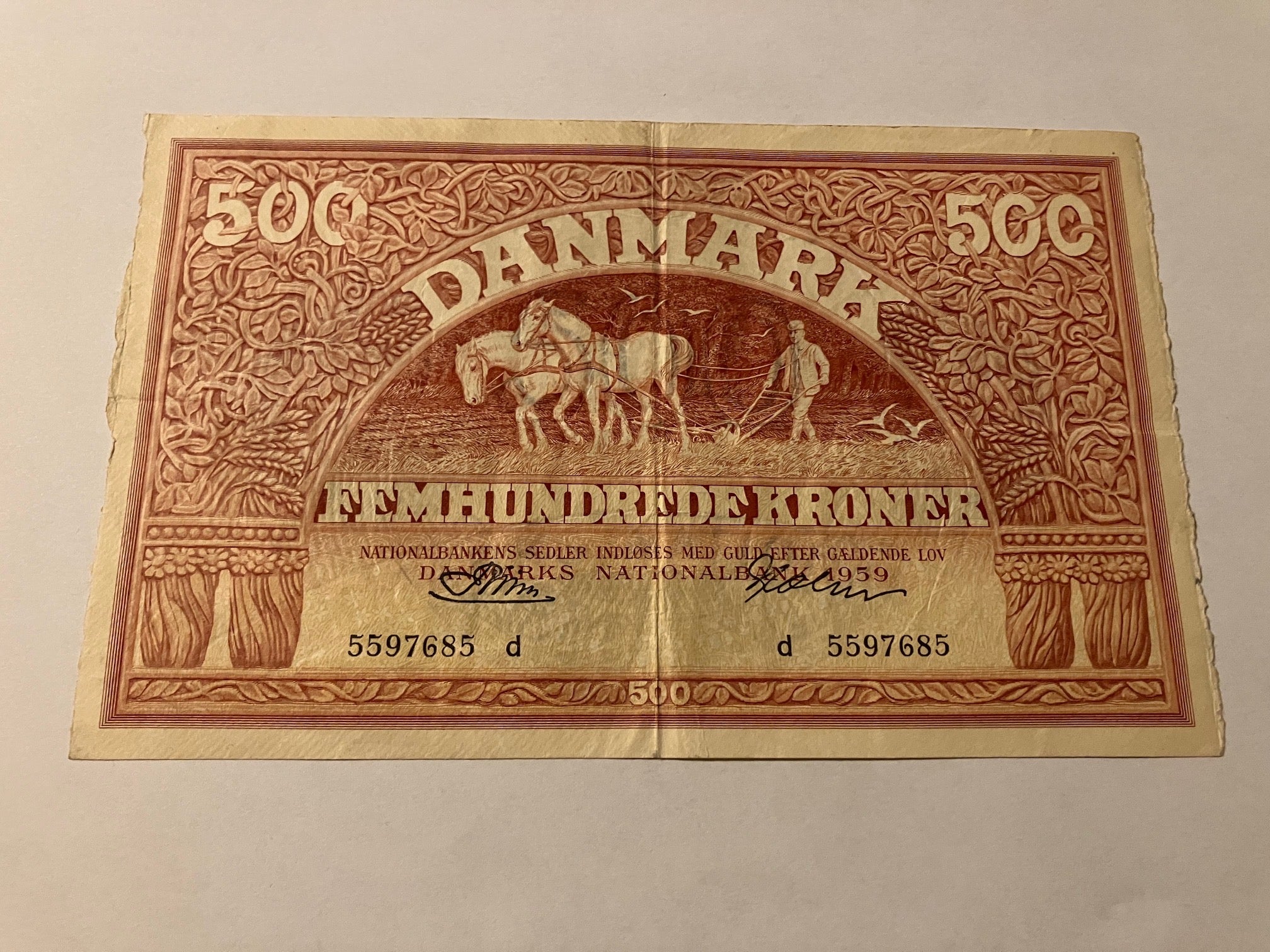 500 Kroner 1959 D