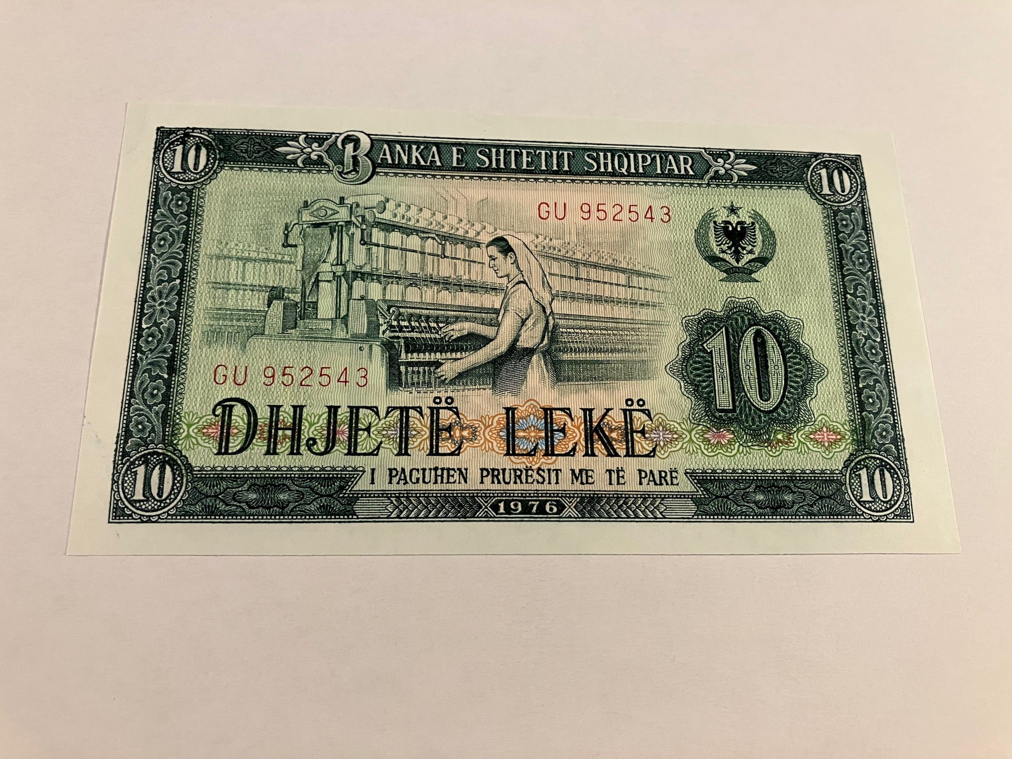 10 Leke Albania 1976
