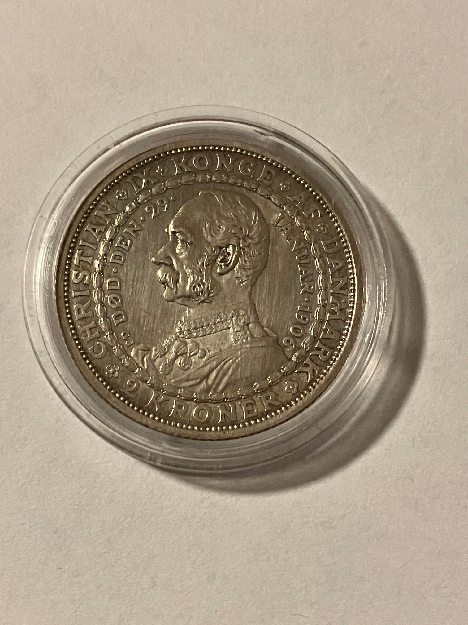 2 Kroner 1906 Tronskiftemønt