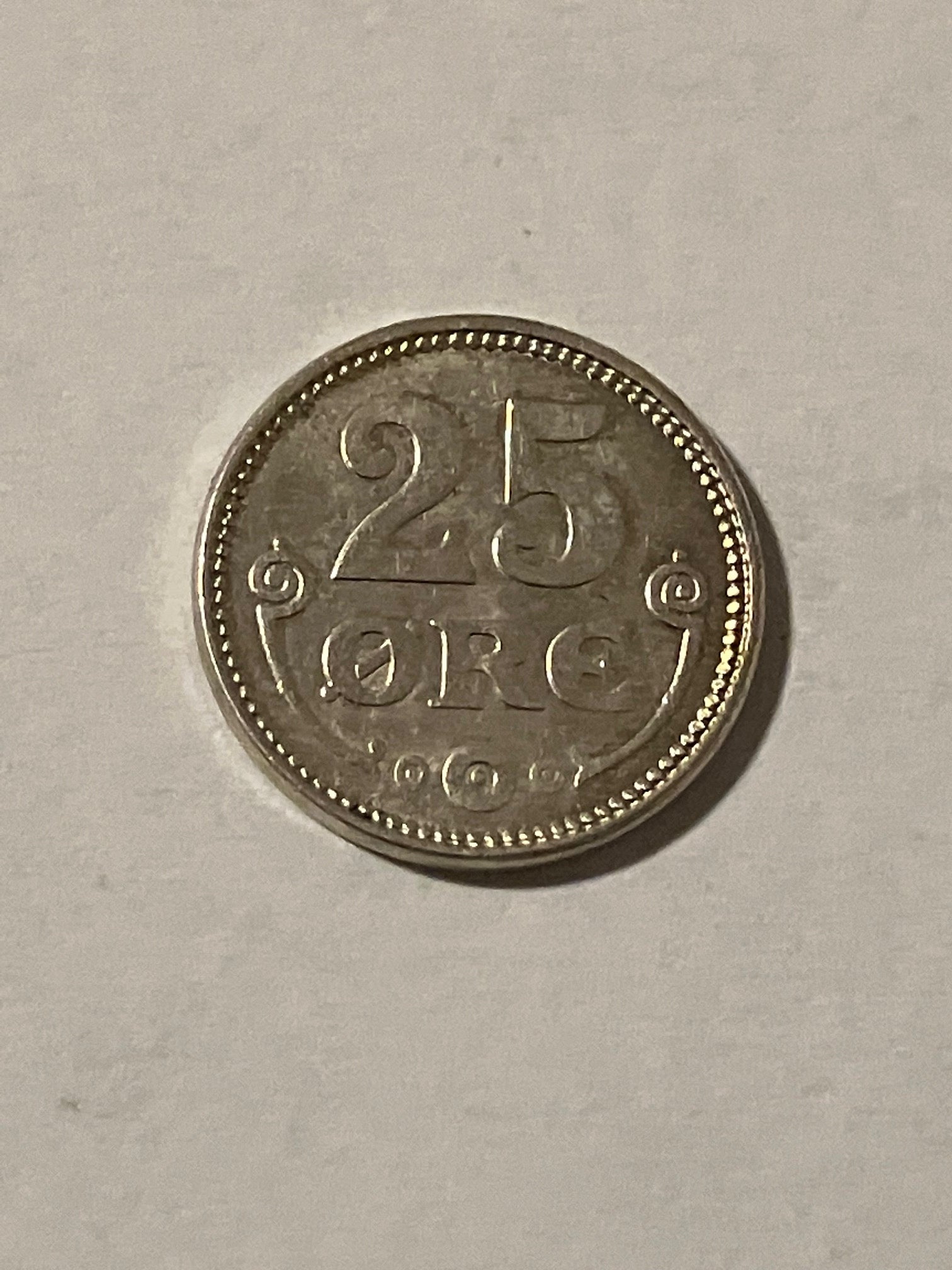 25 Øre 1913 - Pæn stand