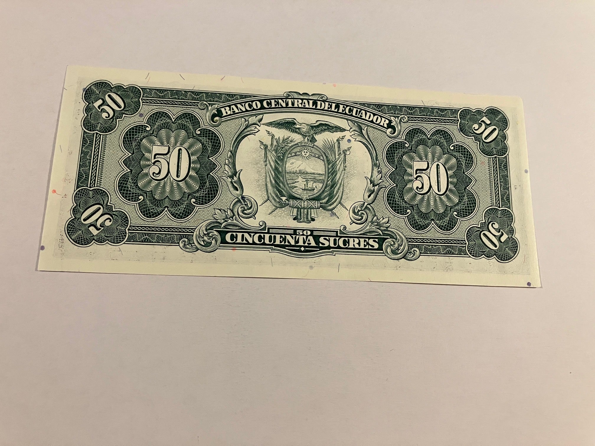 50 Sucres Ecuador 1988