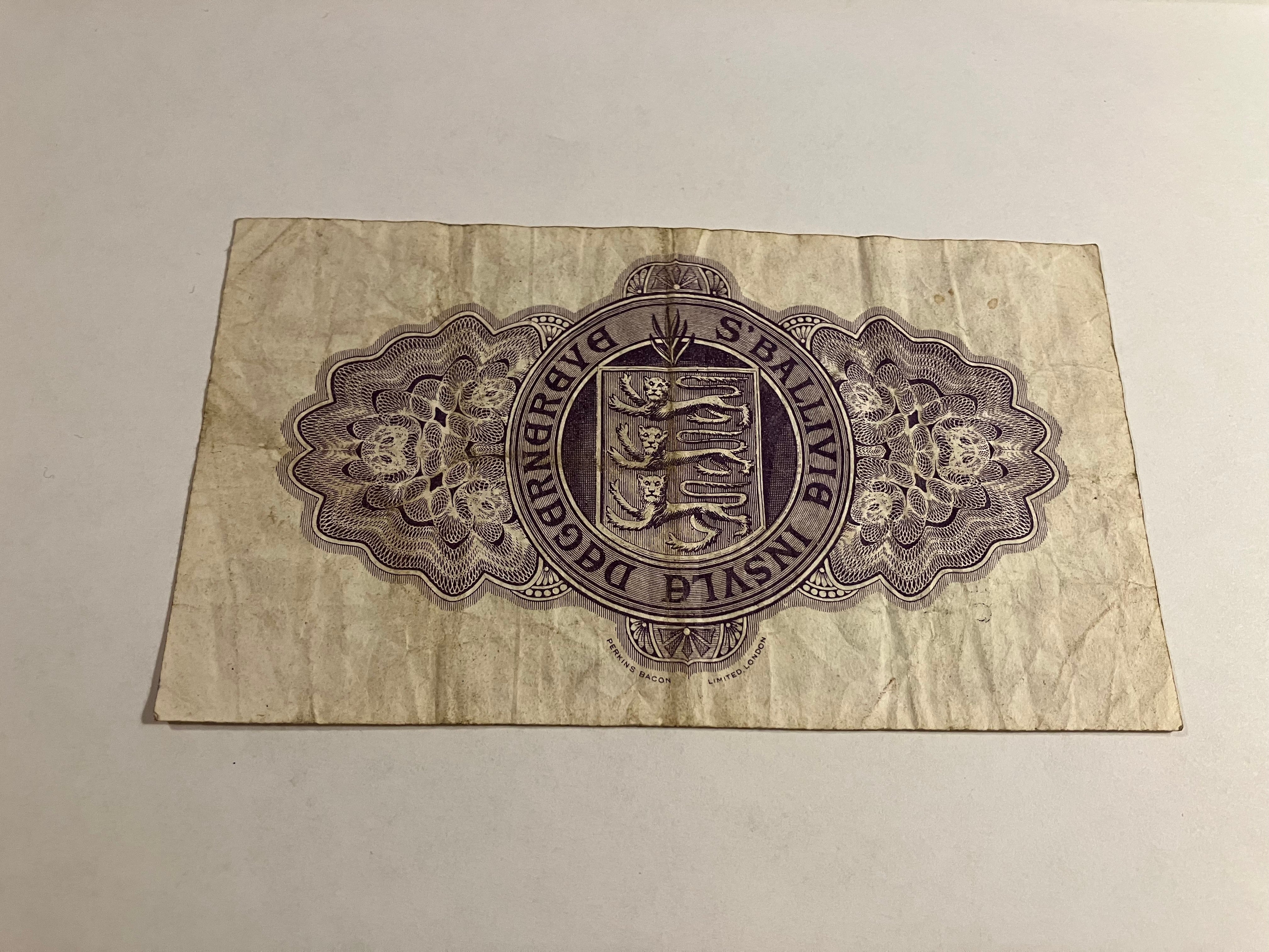 Ten shillings Guernsey 1965