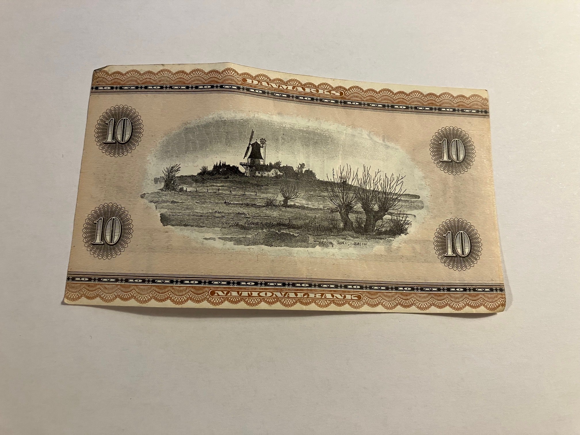 10 Kroner 1971 Erstatningsseddel