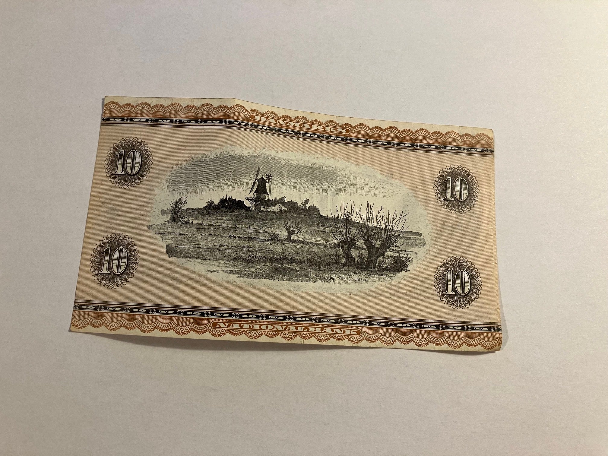 10 Kroner 1971 Erstatningsseddel