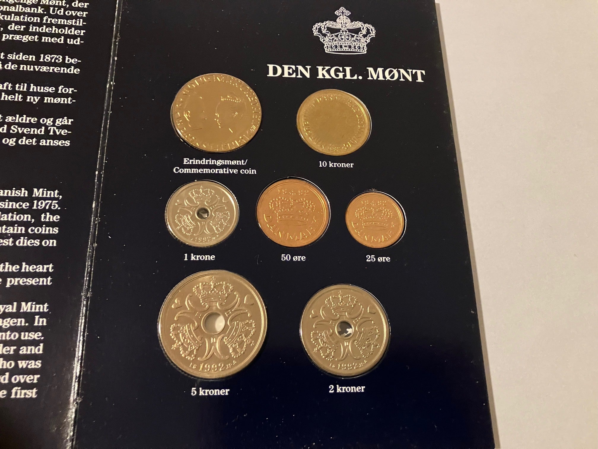 Kgl. Møntsæt 1992