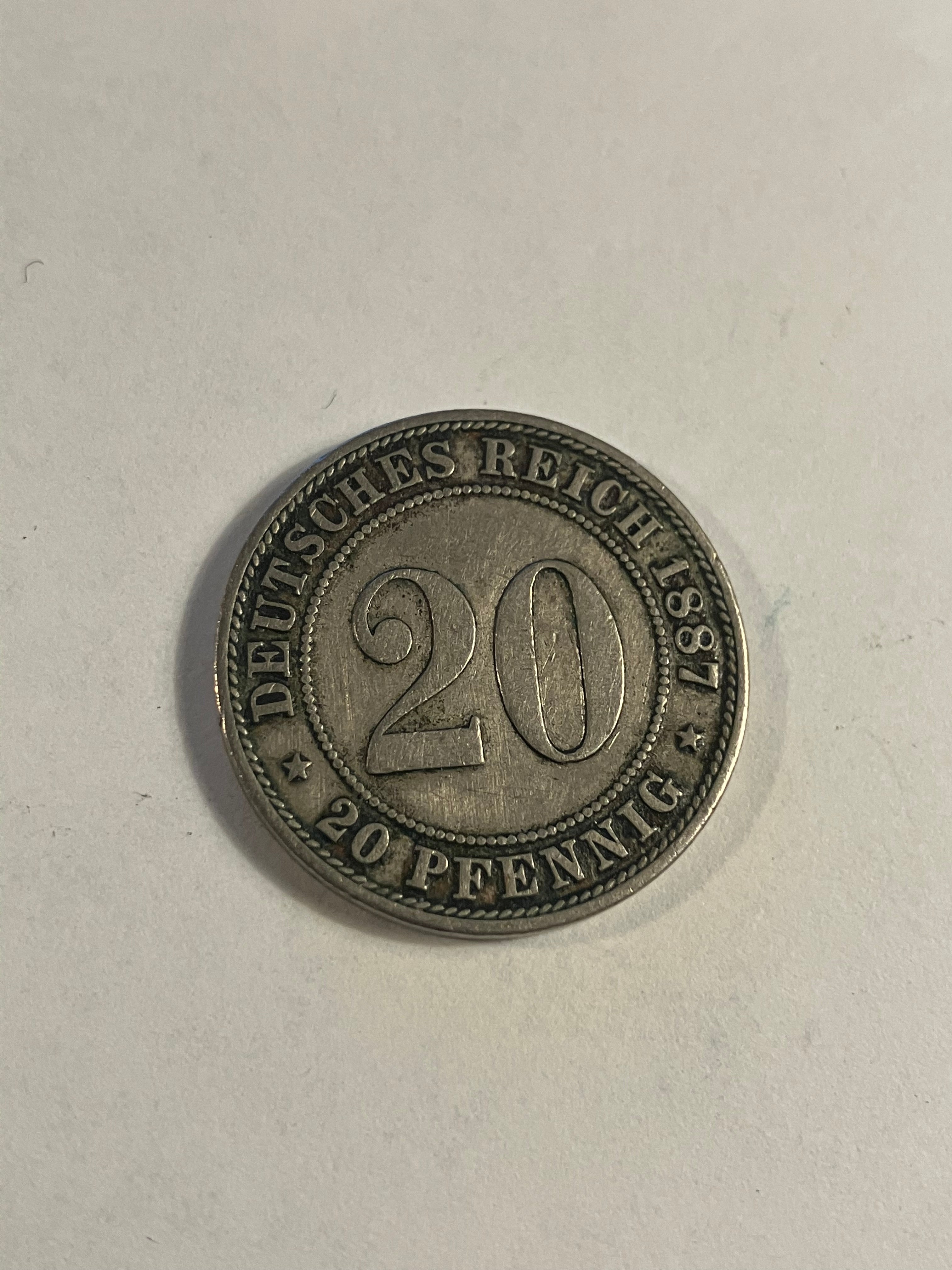 20 Pfennig 1887 Germany