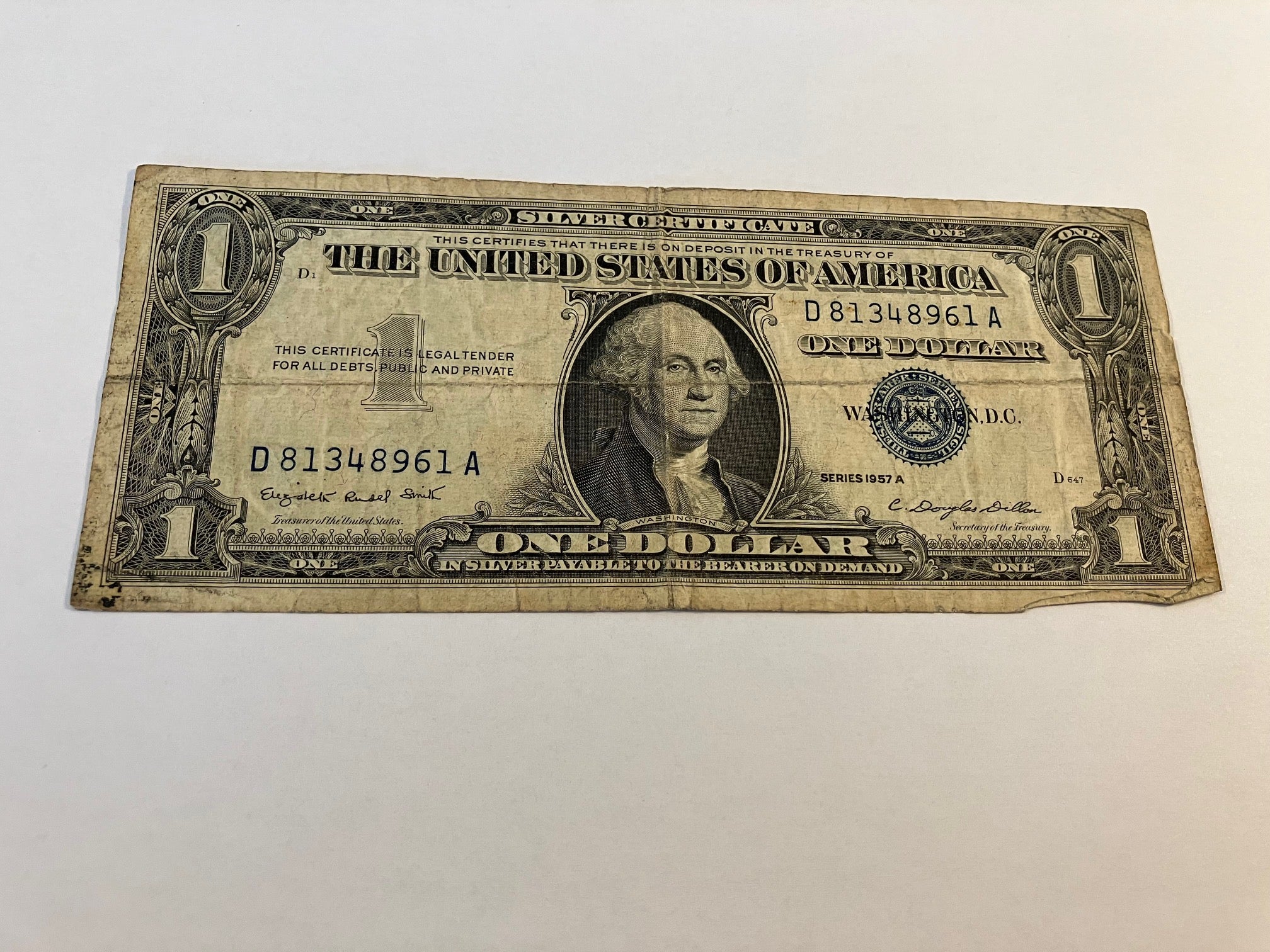1 Dollar 1957 A USA