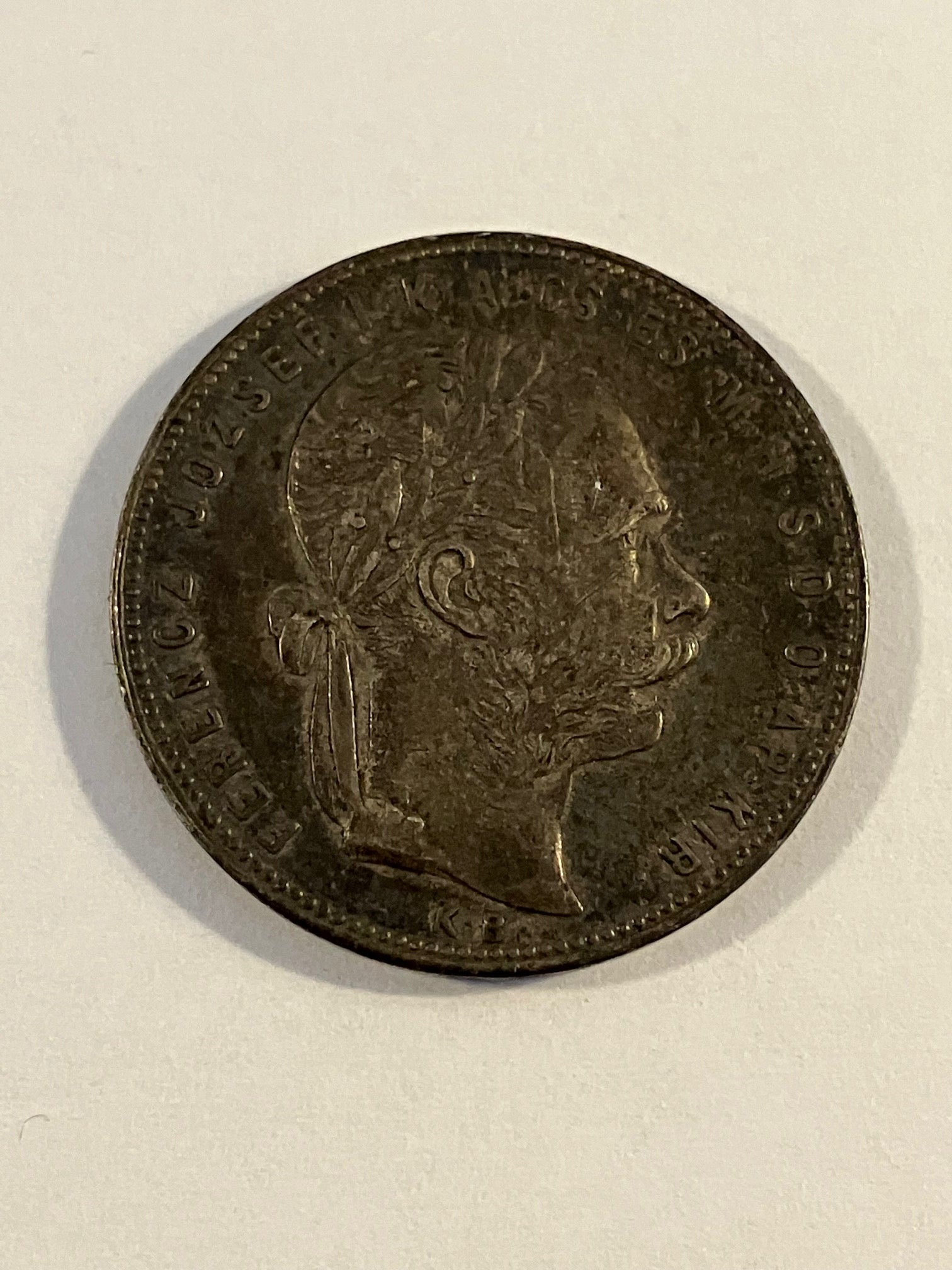 1 Forint Hungary 1880