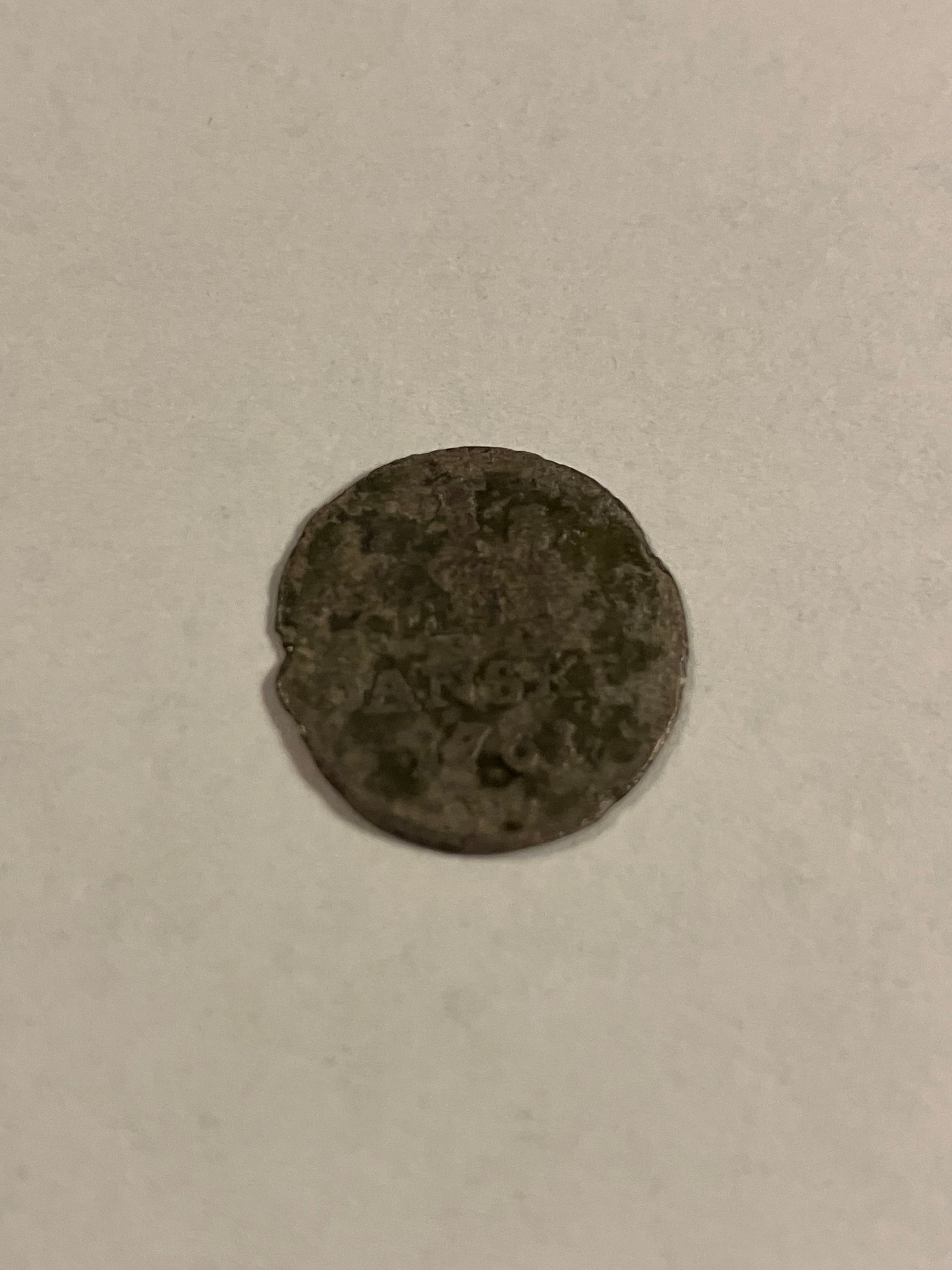 1 skilling 1761 Denmark