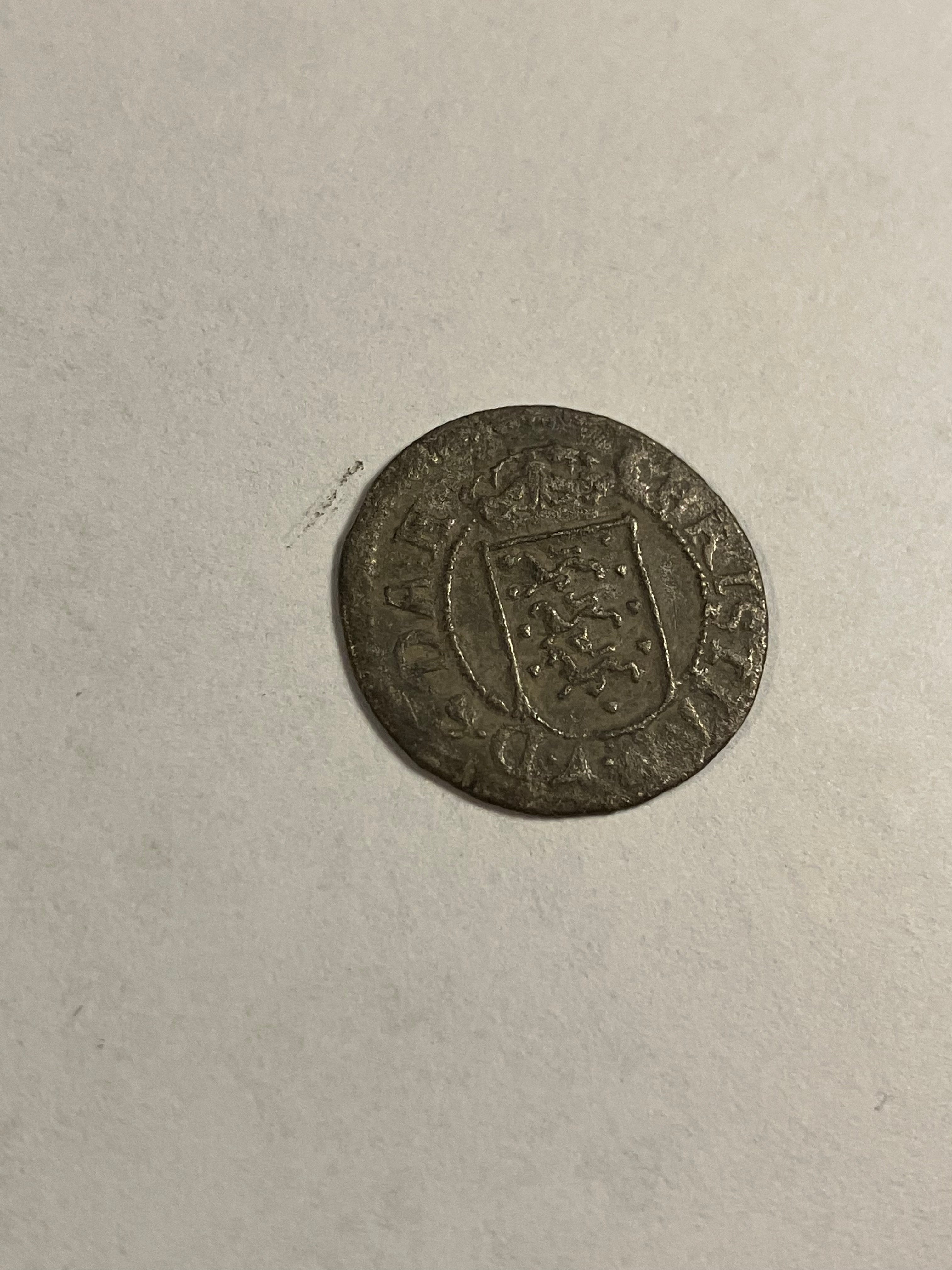 1 skilling 1676 Denmark