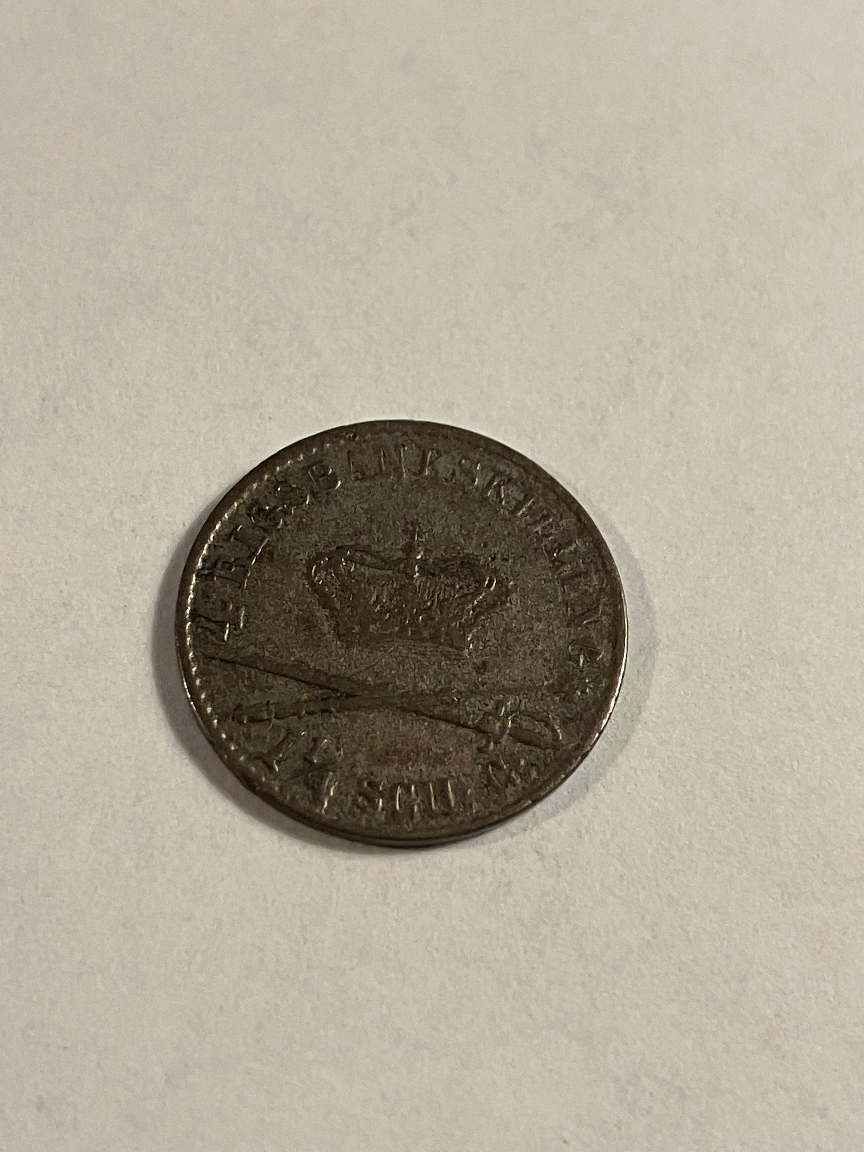 4 Rigsbankskilling 1842 Denmark