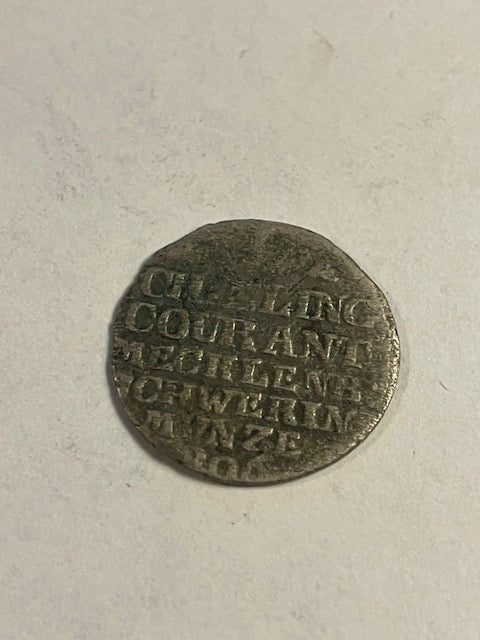 1 Schilling Courant mecklenburg schwerin 1806
