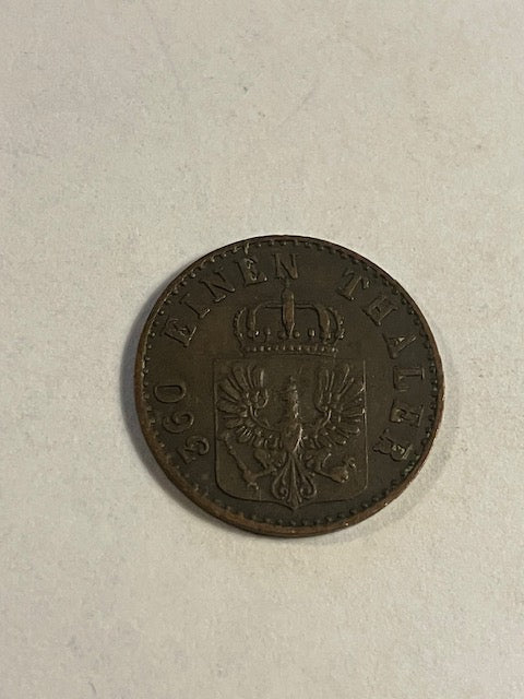 1 Pfennig 1852A Germany