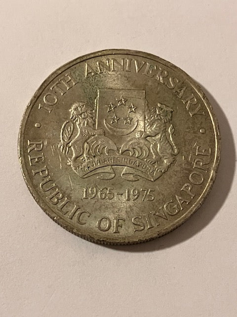 10 Dollar Singapore 1975